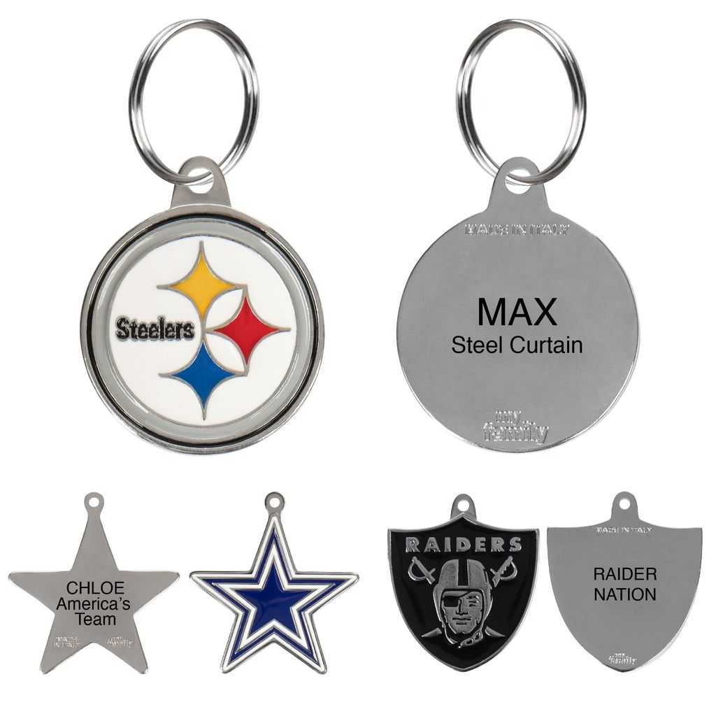 Personalized Pet ID Tag with Team Logo