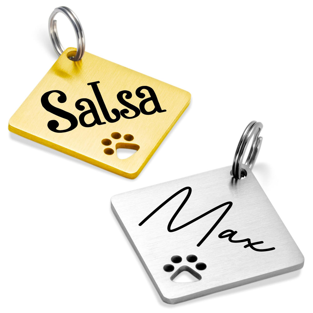 Ultra Joys Custom Personalized Bone Dog ID Tag for Pets