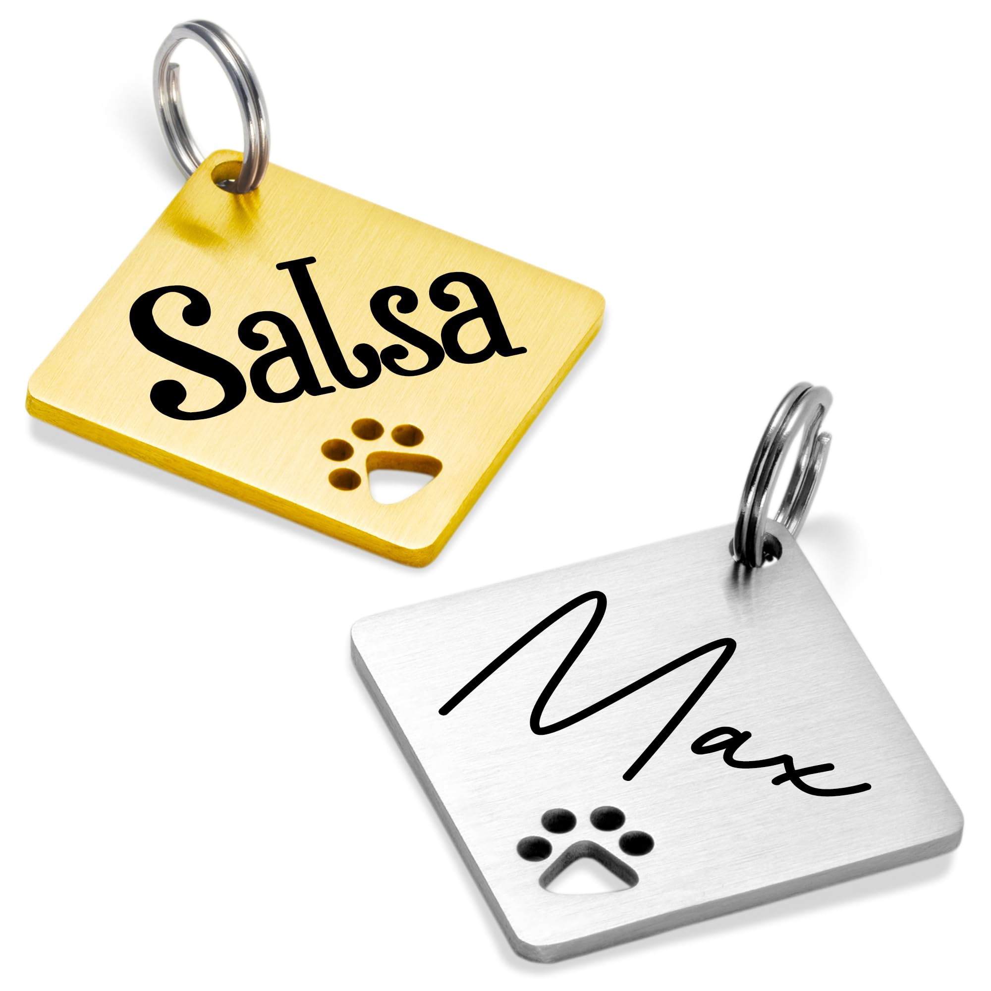 Ultra Joys Custom Personalized Bone Dog ID Tag for Pets