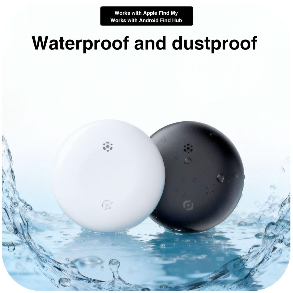 BlissfulTails Bluetooth Tracker, Apple Find My & Android Find Hub (2 Pack)
