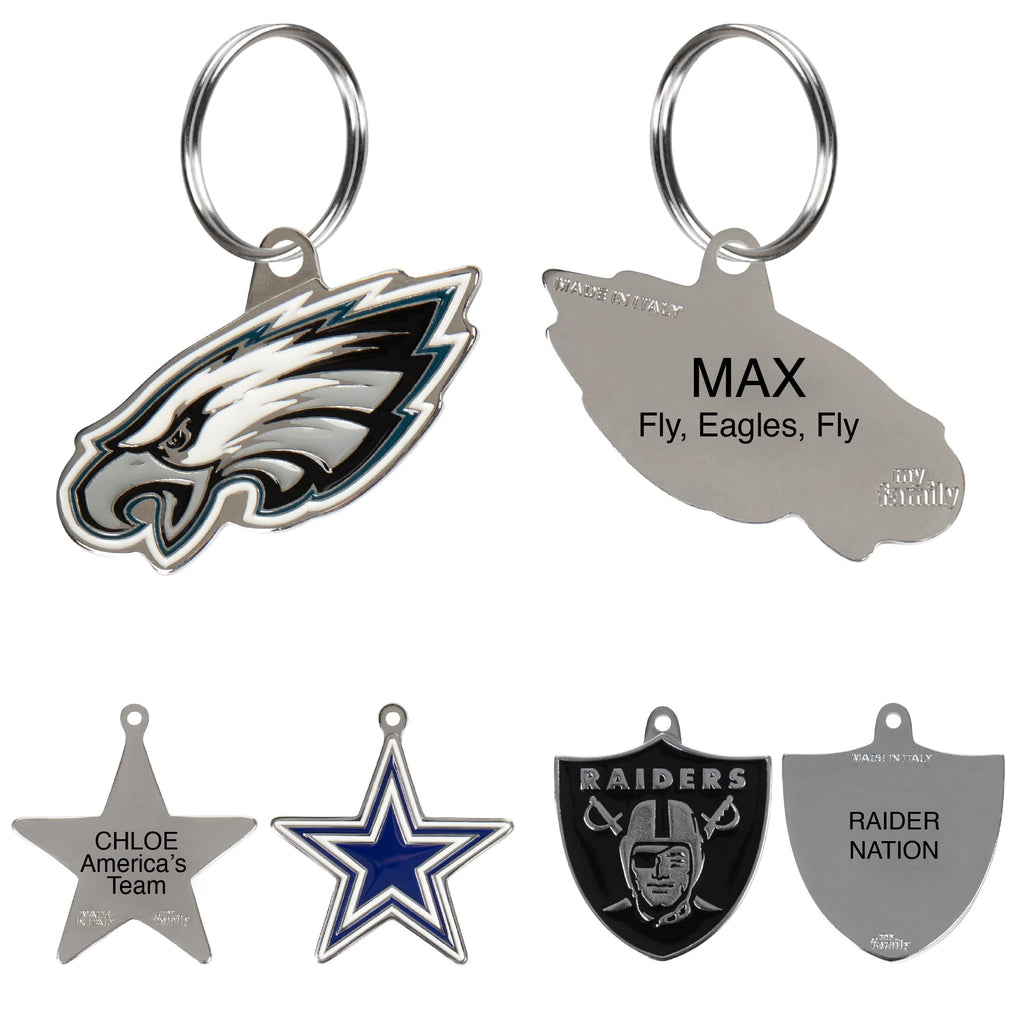 Personalized Pet ID Tag with Team Logo