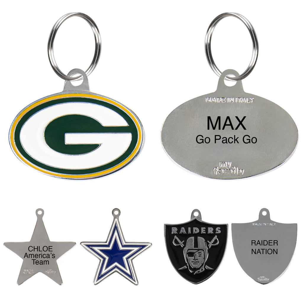 Personalized Pet ID Tag with Team Logo