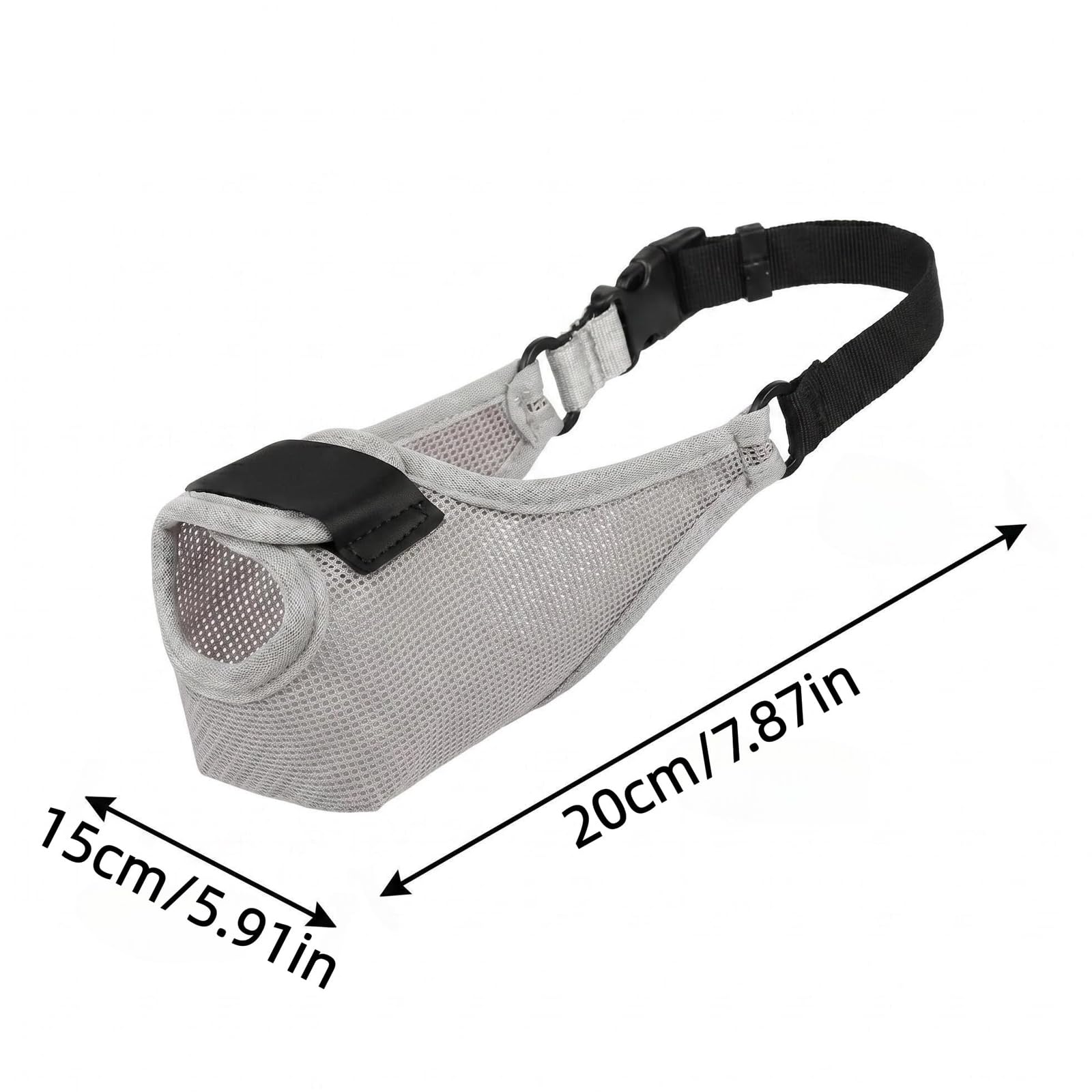 1 PC Comfortable Mesh Pet Mask Adjustable Safety Design Breathable Dog