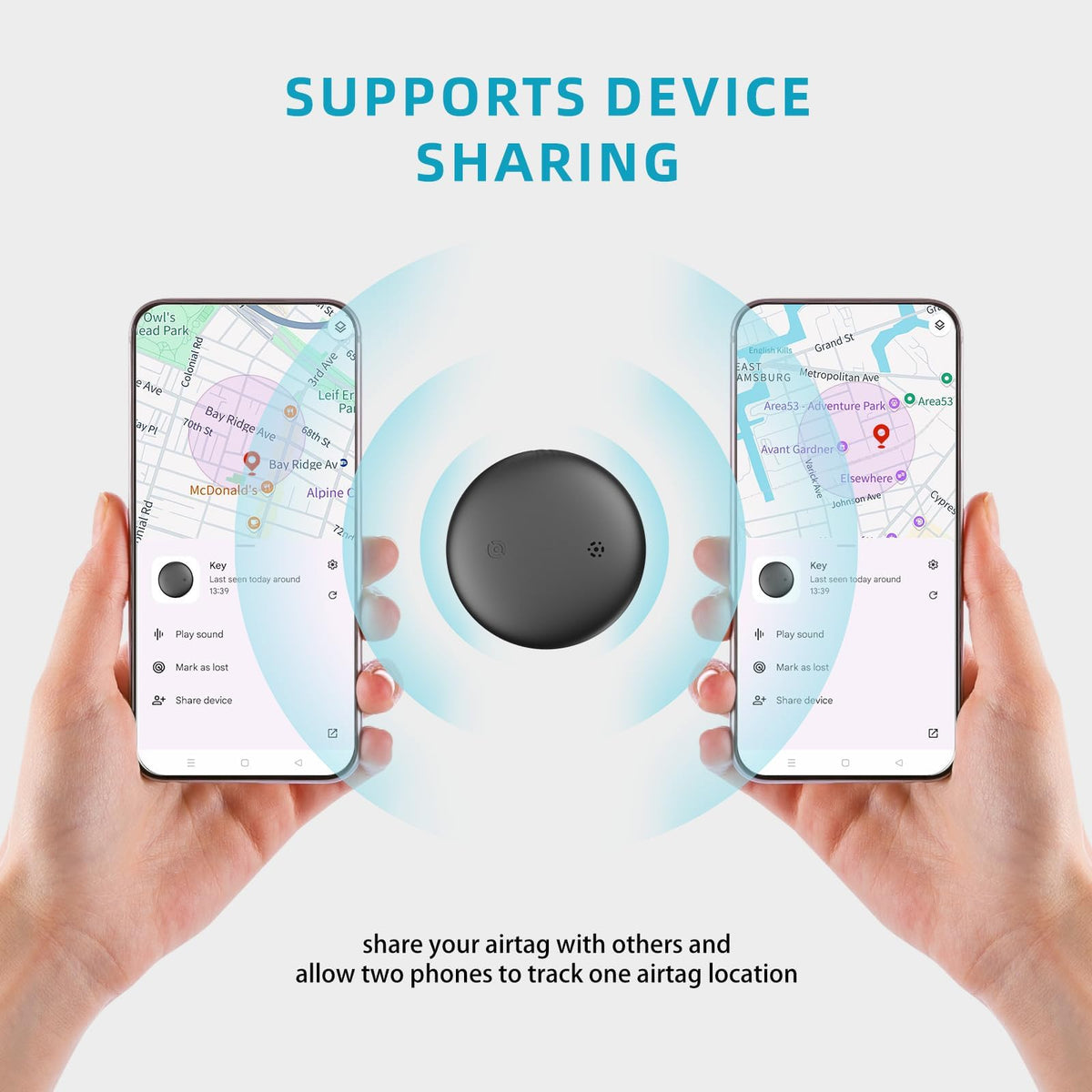 Subscription-Free GPS Tracking Collar 2-Pack