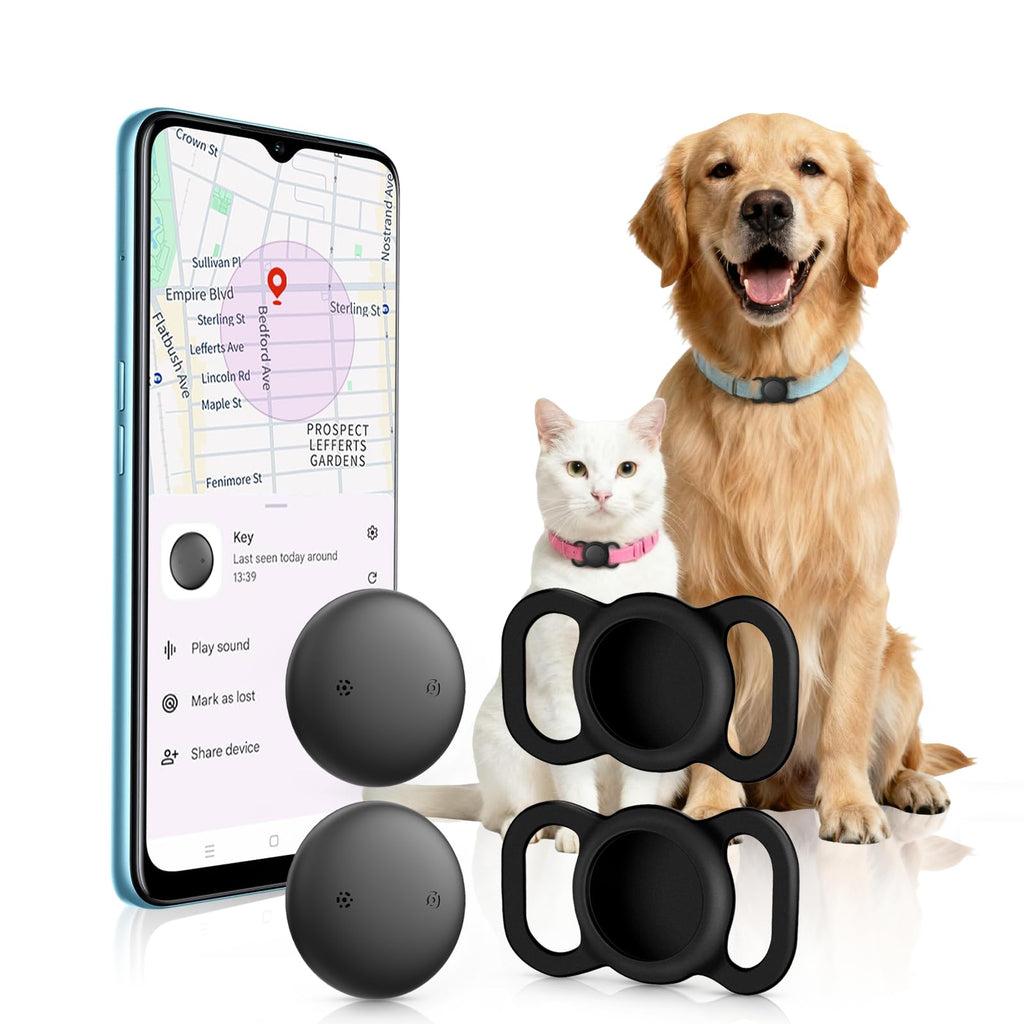 Subscription-Free GPS Tracking Collar 2-Pack