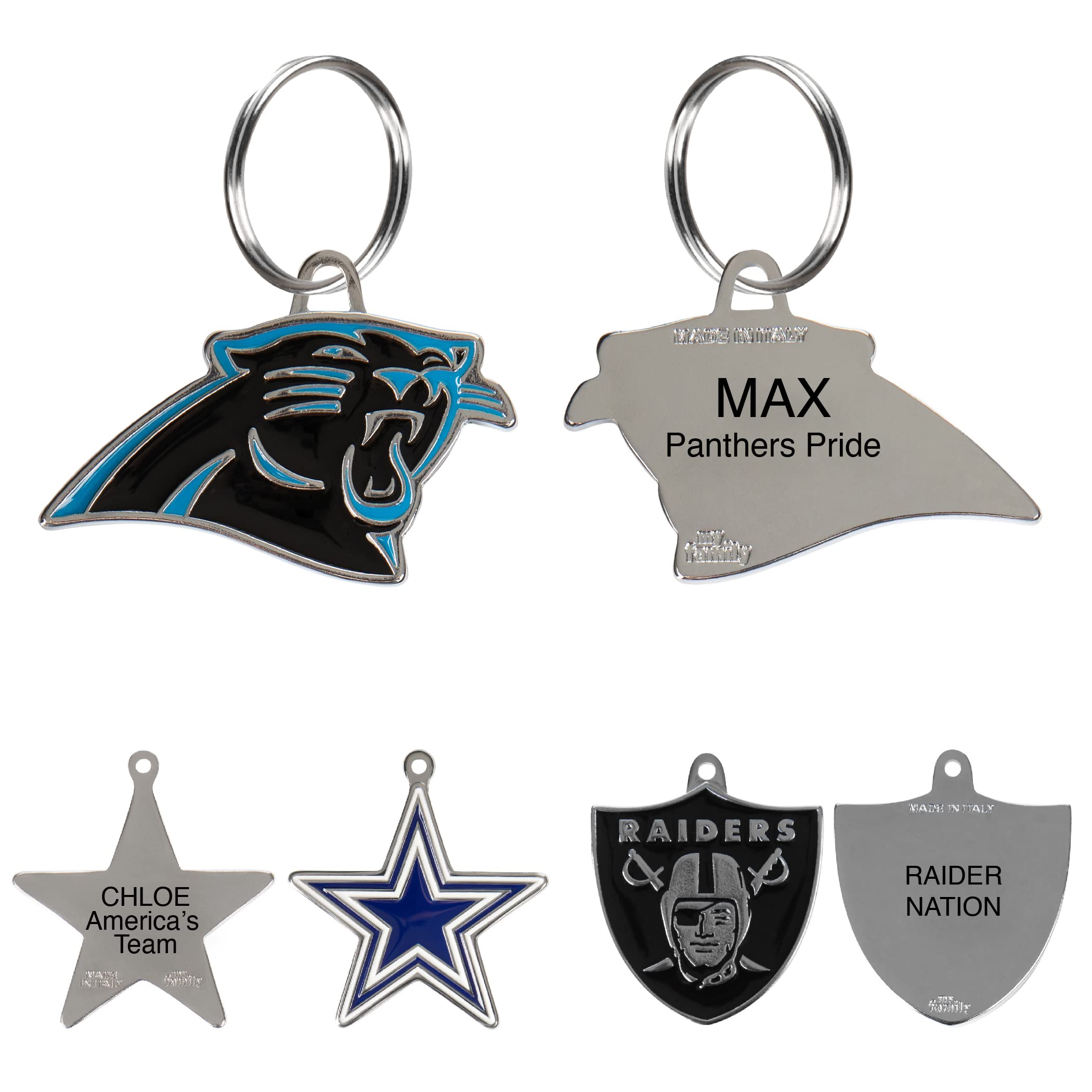 Personalized Pet ID Tag with Team Logo