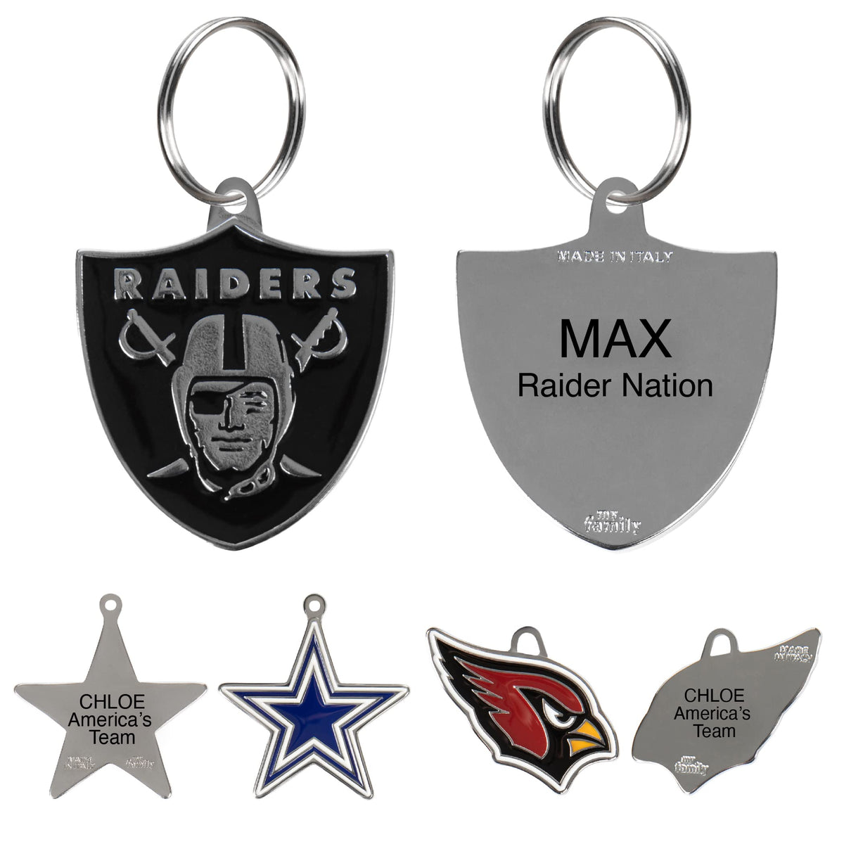 Personalized Pet ID Tag with Team Logo
