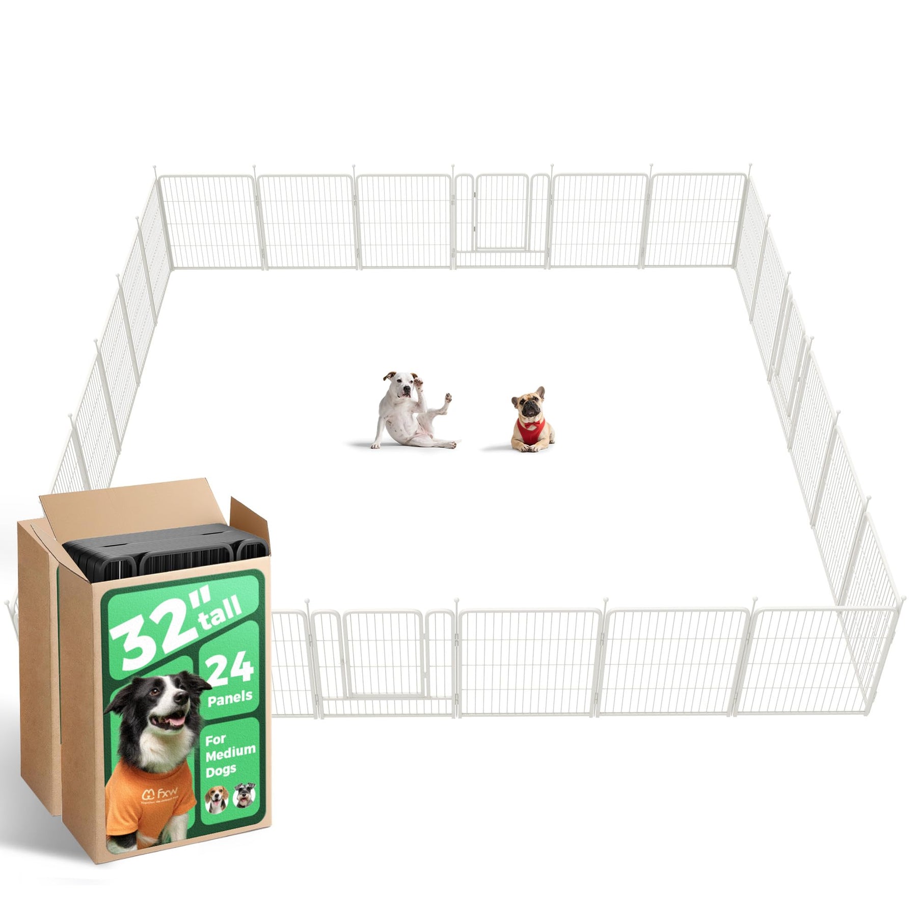 FXW Rollick Dog Playpen, Indoor, Yard & RV Camping