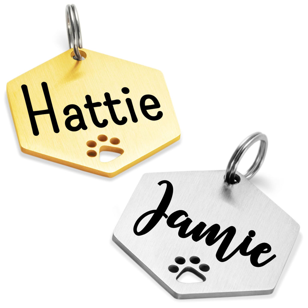 Ultra Joys Custom Personalized Bone Dog ID Tag for Pets
