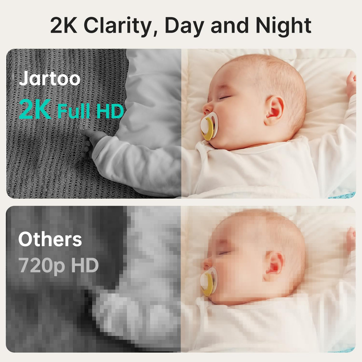 2K Indoor Pet Camera with AI Detection & Two-Way Audio