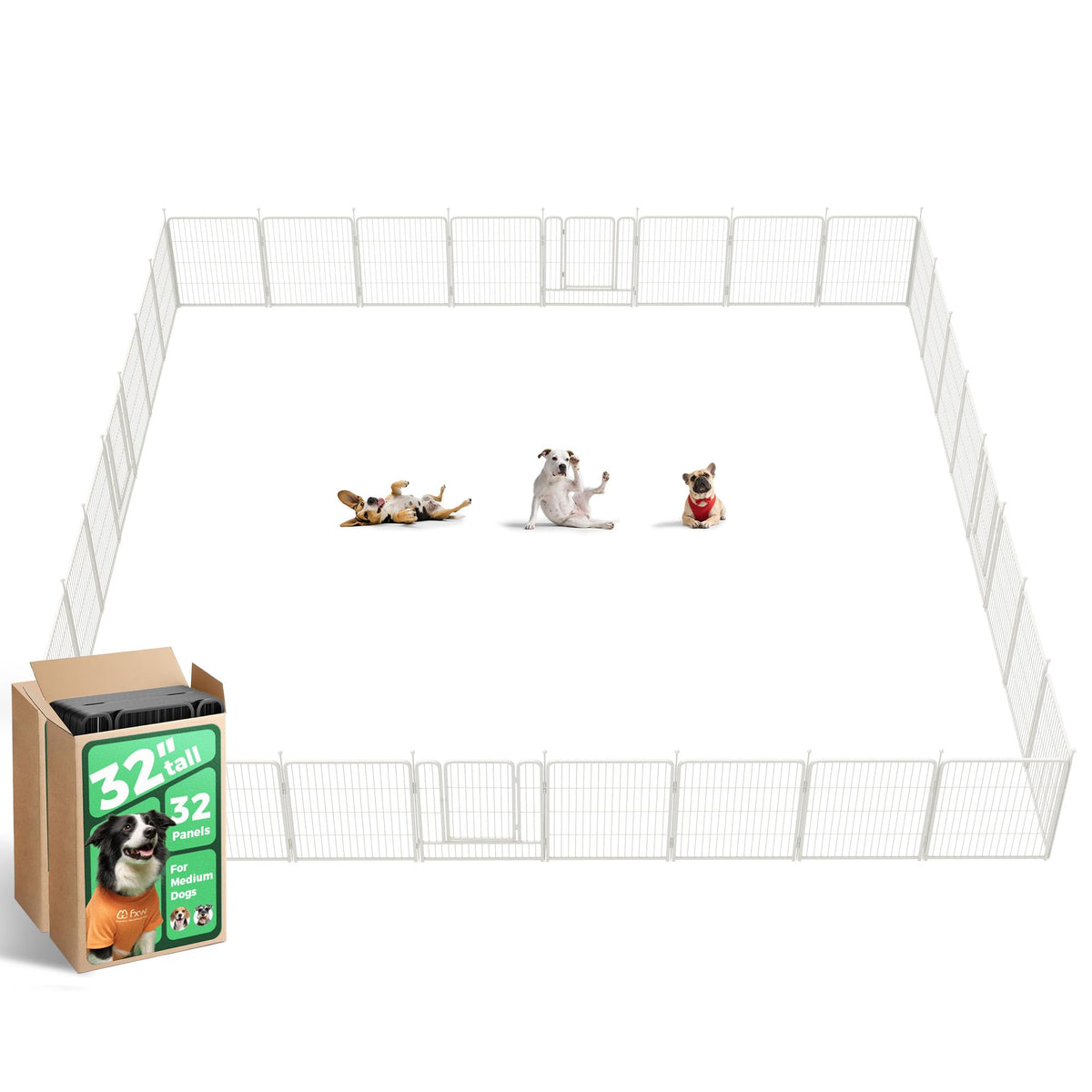 FXW Rollick Dog Playpen, Indoor, Yard & RV Camping
