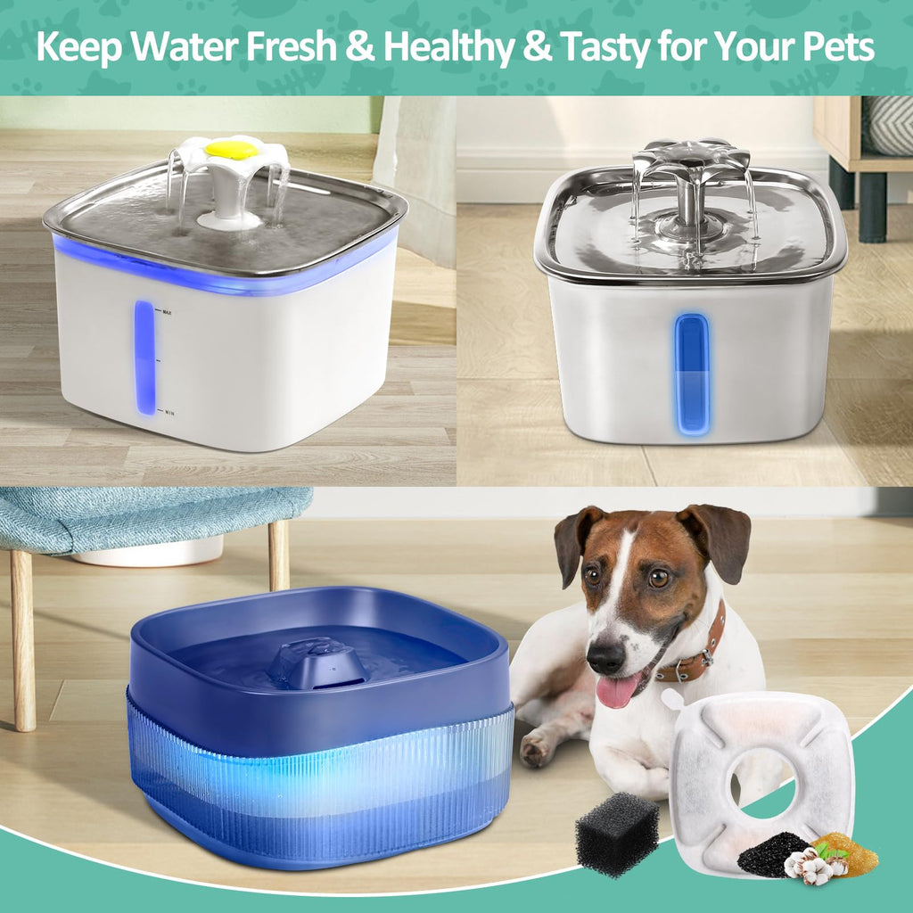 Pet Water Fountain Replacement Filters & Pre-Filters