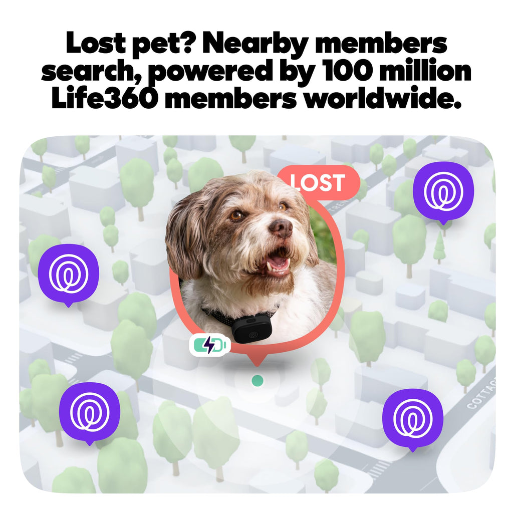 Pet GPS Tracker with Live Tracking & Escape Alerts