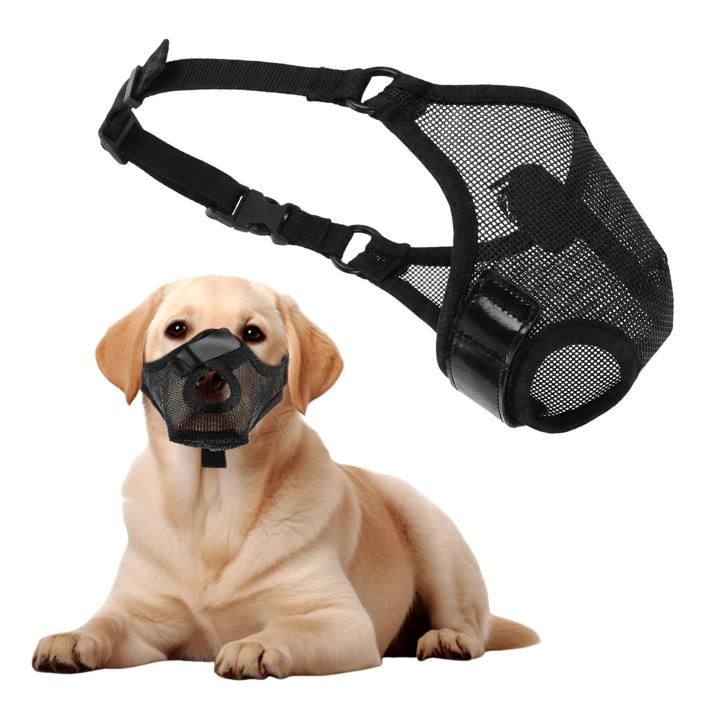 1 PC Comfortable Mesh Pet Mask Adjustable Safety Design Breathable Dog