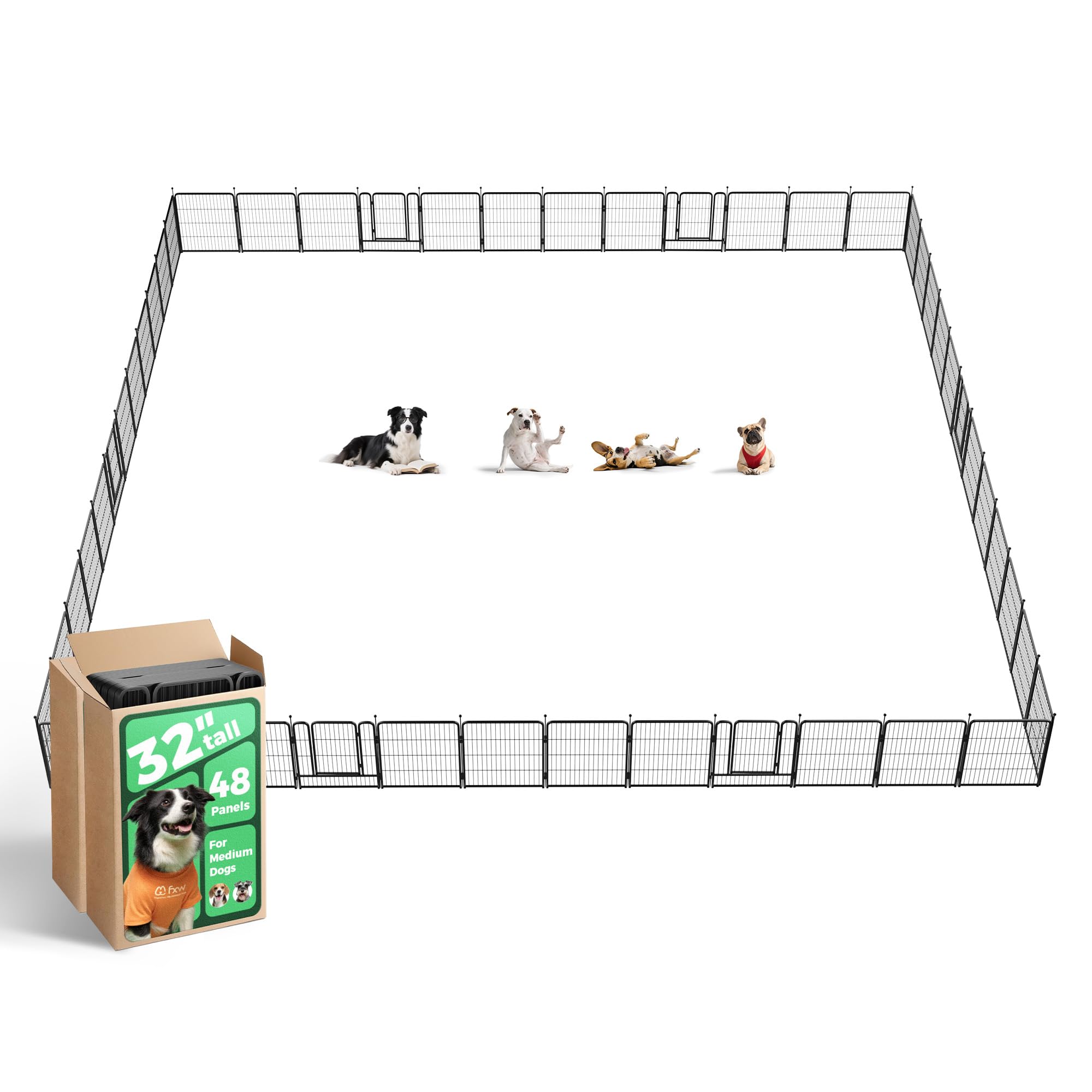 FXW Rollick Dog Playpen, Indoor, Yard & RV Camping