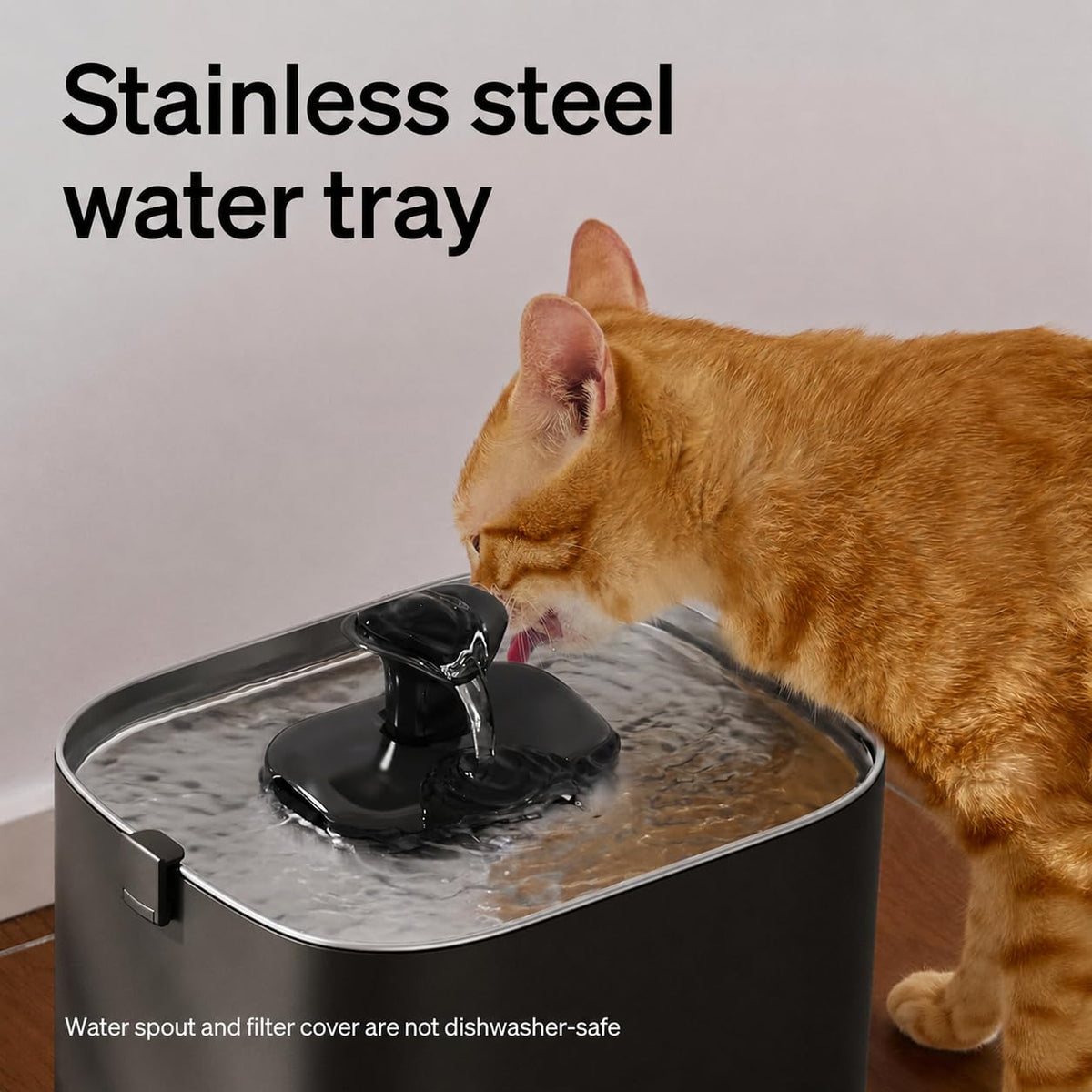 Smart 3L Stainless Steel Pet Water Fountain with App Monitoring