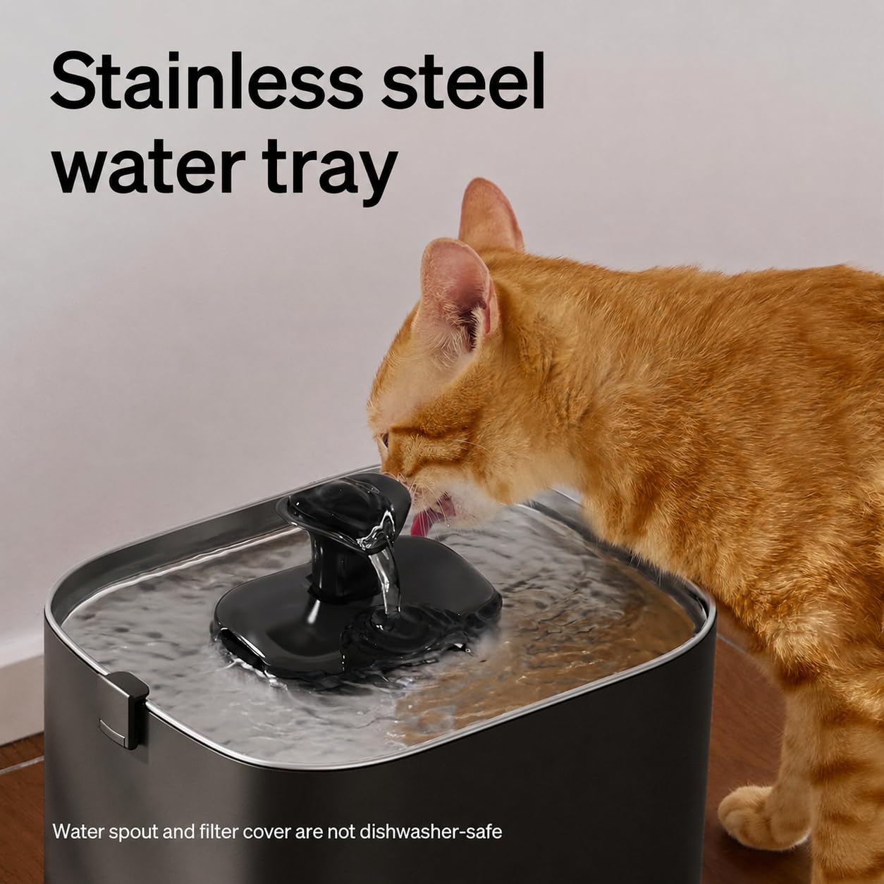 Smart 3L Stainless Steel Pet Water Fountain with App Monitoring