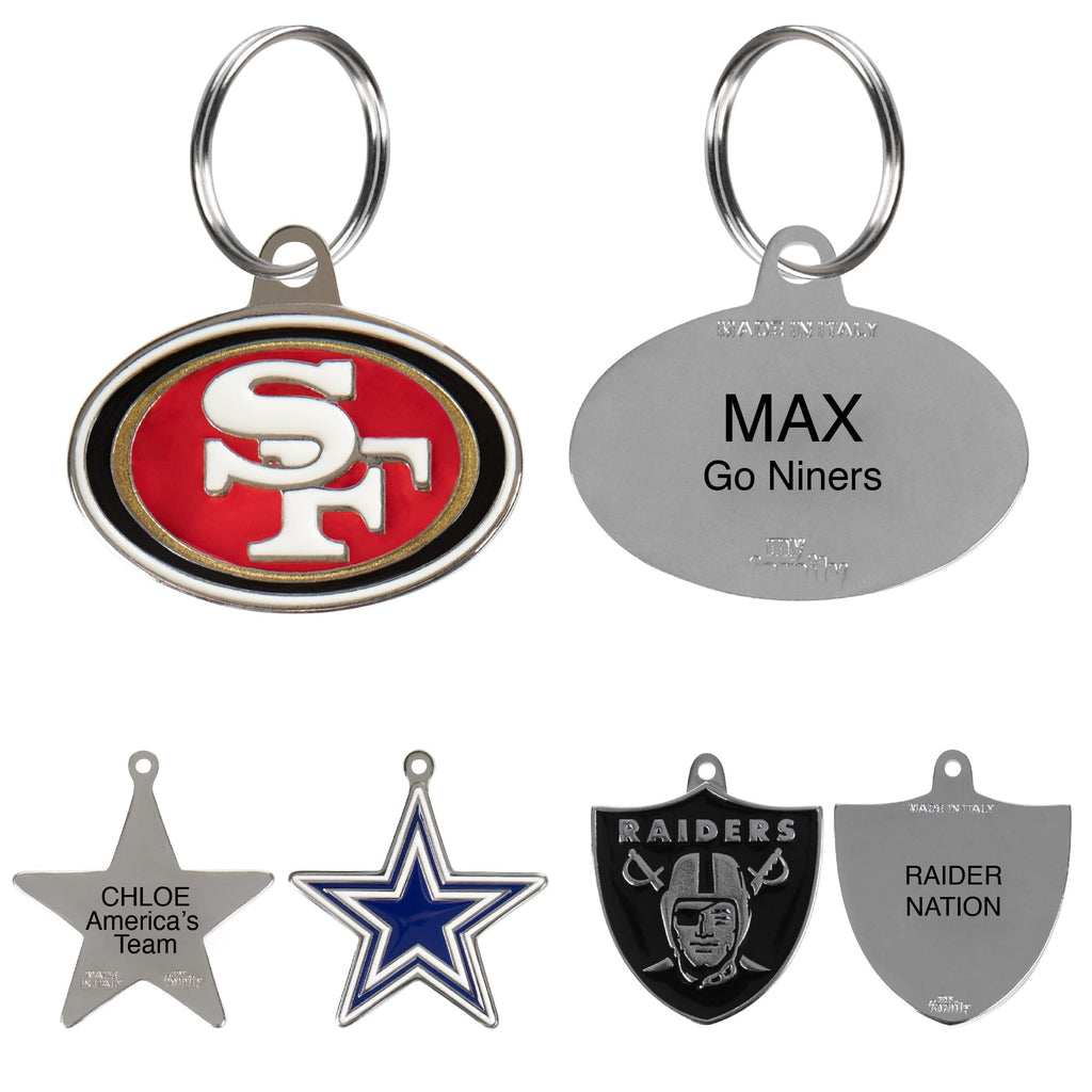 Personalized Pet ID Tag with Team Logo