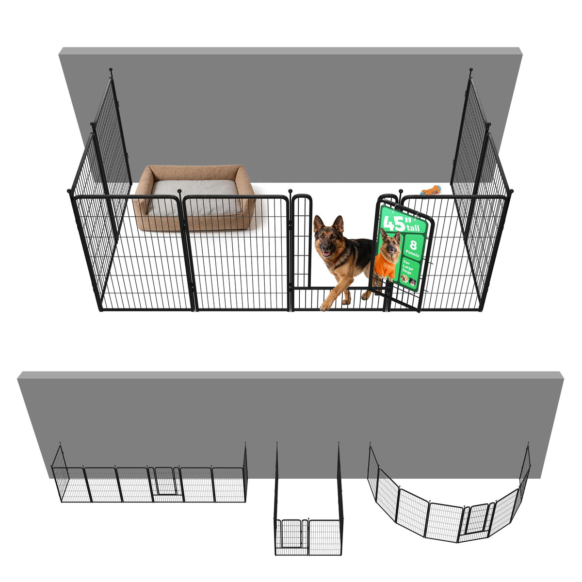 FXW Rollick Dog Playpen, Indoor, Yard & RV Camping
