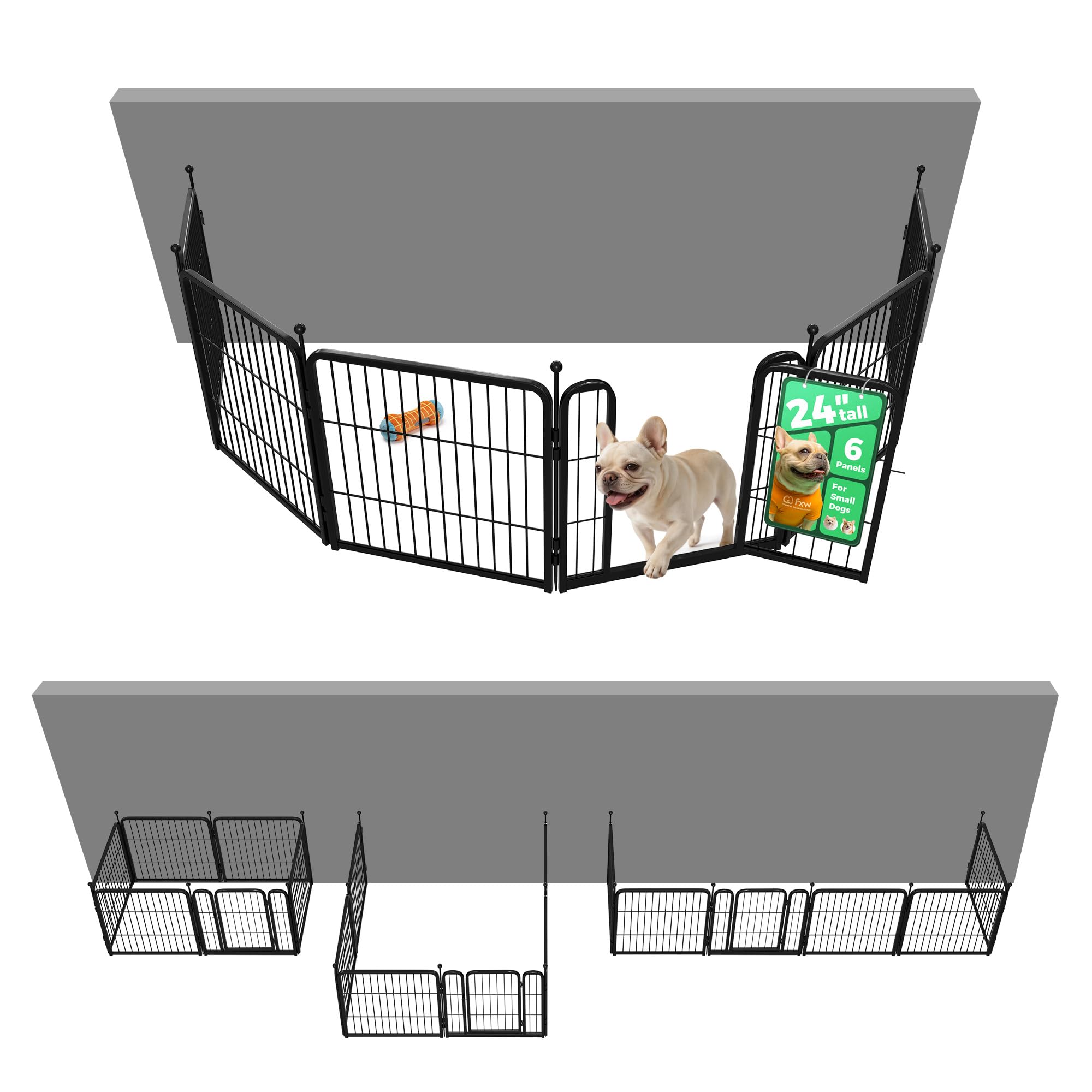 FXW Rollick Dog Playpen, Indoor, Yard & RV Camping