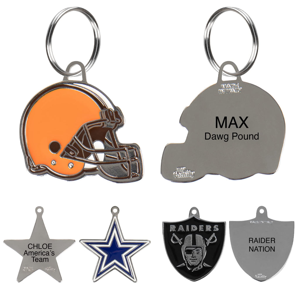 Personalized Pet ID Tag with Team Logo