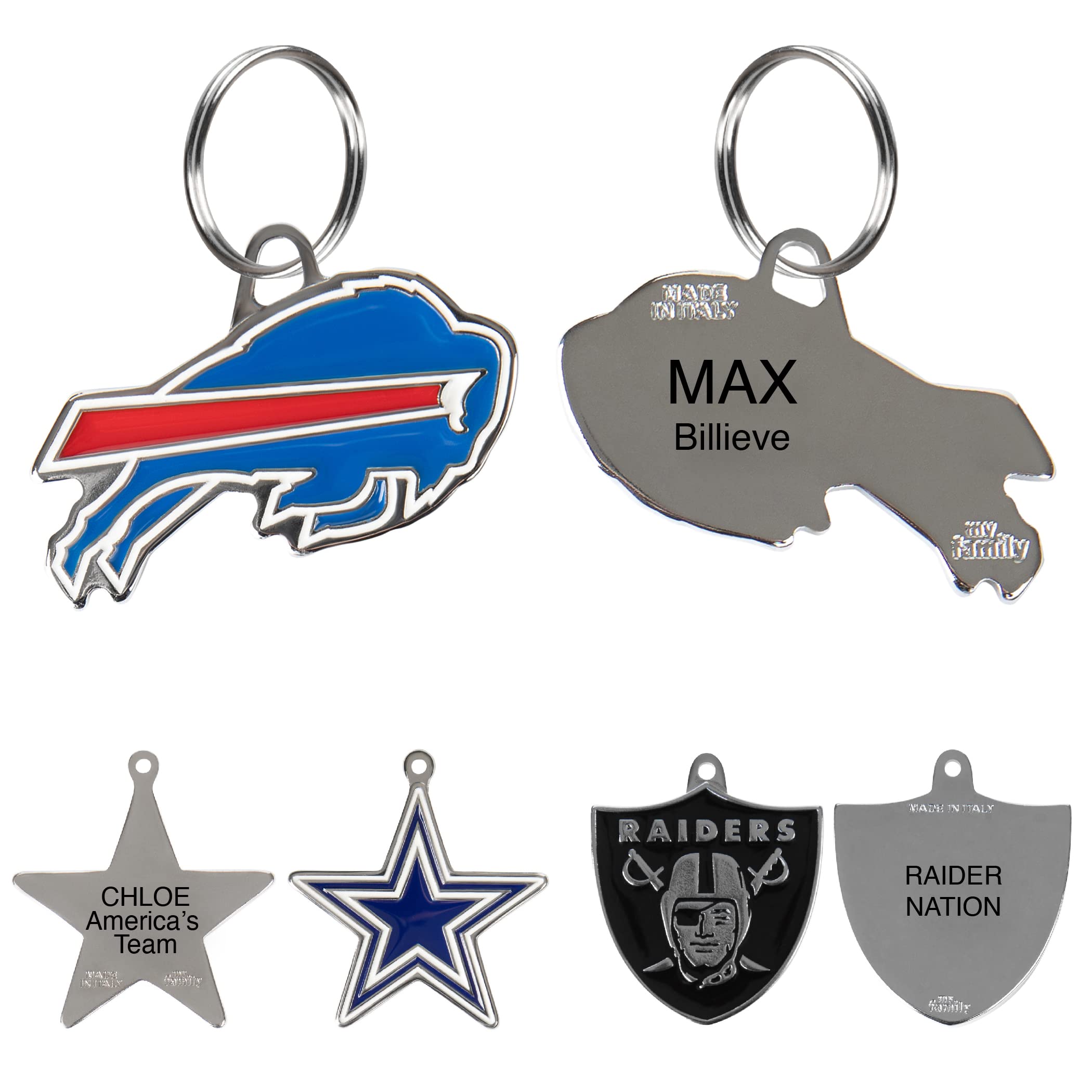 Personalized Pet ID Tag with Team Logo