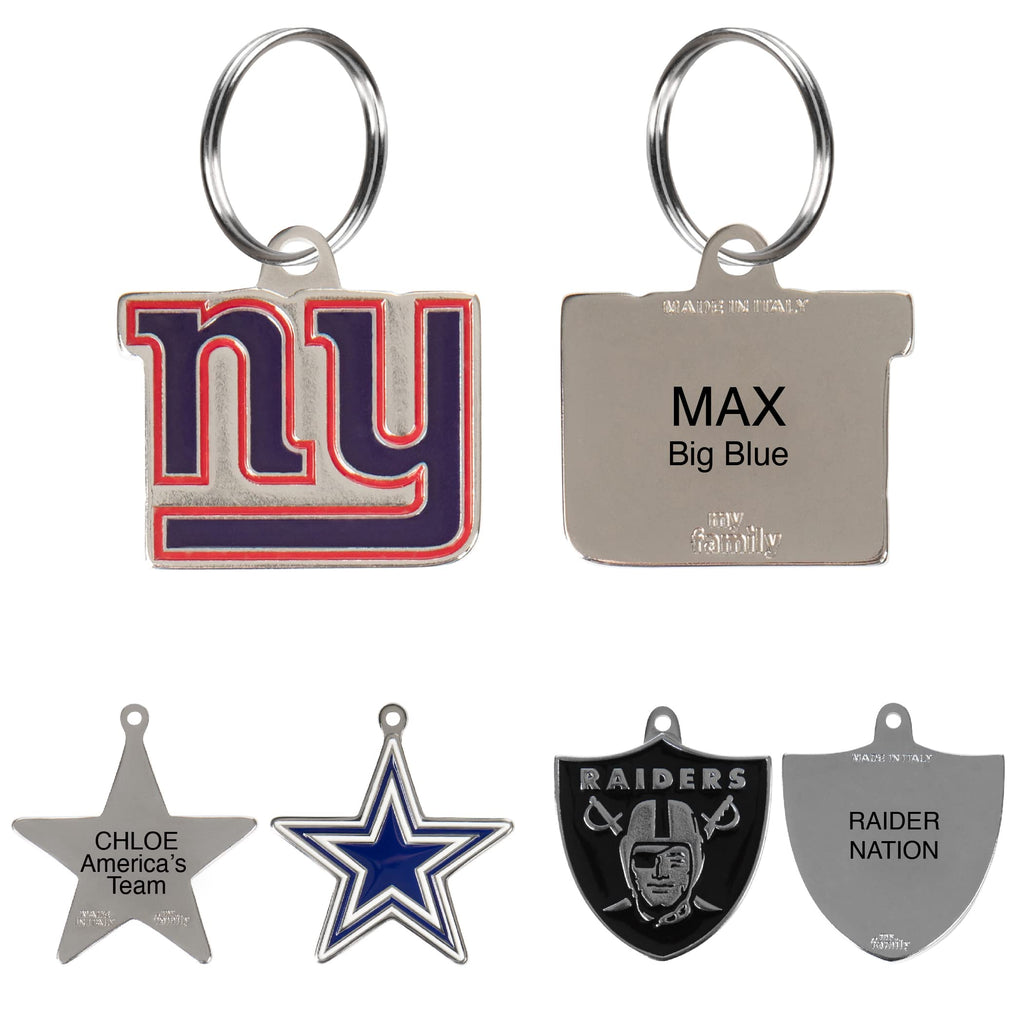 Personalized Pet ID Tag with Team Logo
