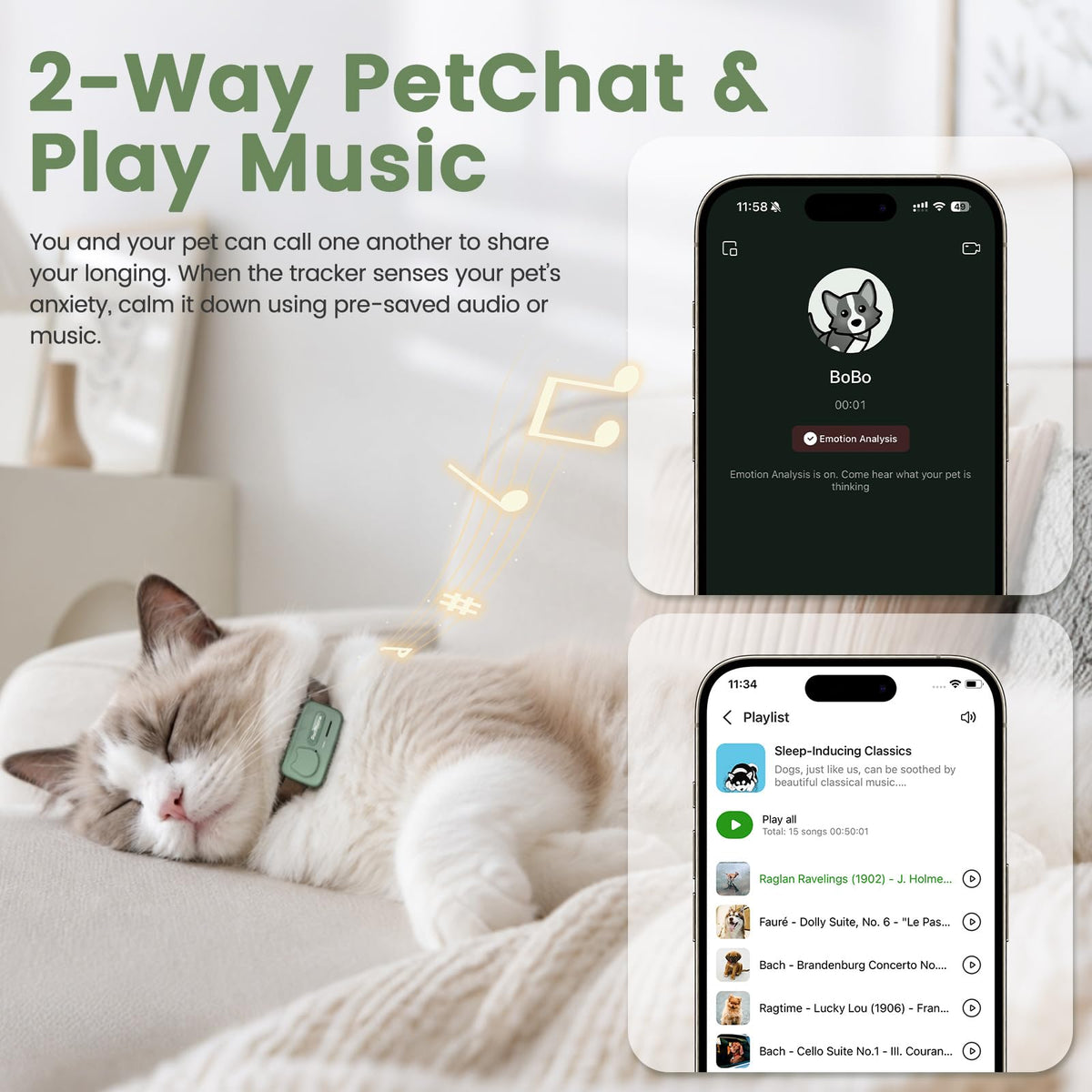 AI Pet Smartphone with Emotion Detection & Two-Way PetChat