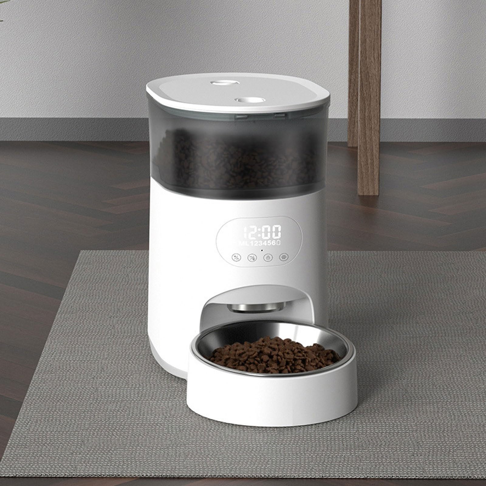 2-Pack 4L Automatic Smart Pet Feeders for Cats & Dogs