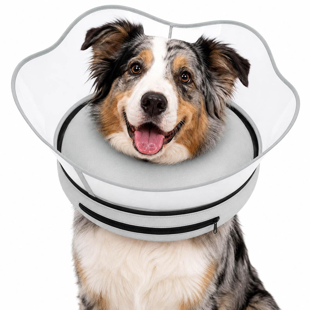 Inflatable Pet Collar for Cats and Dogs—Prevents Licking and Biting