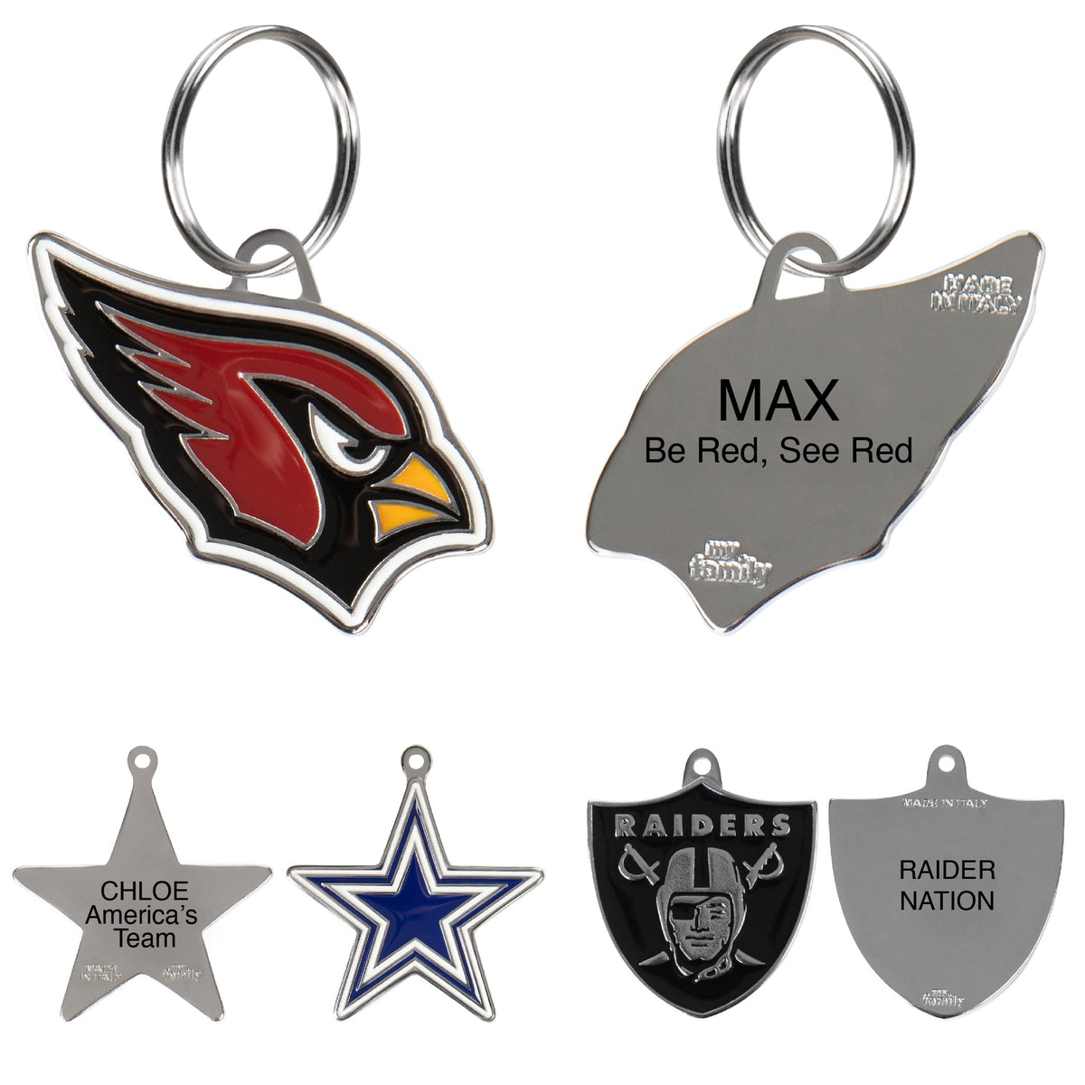 Personalized Pet ID Tag with Team Logo