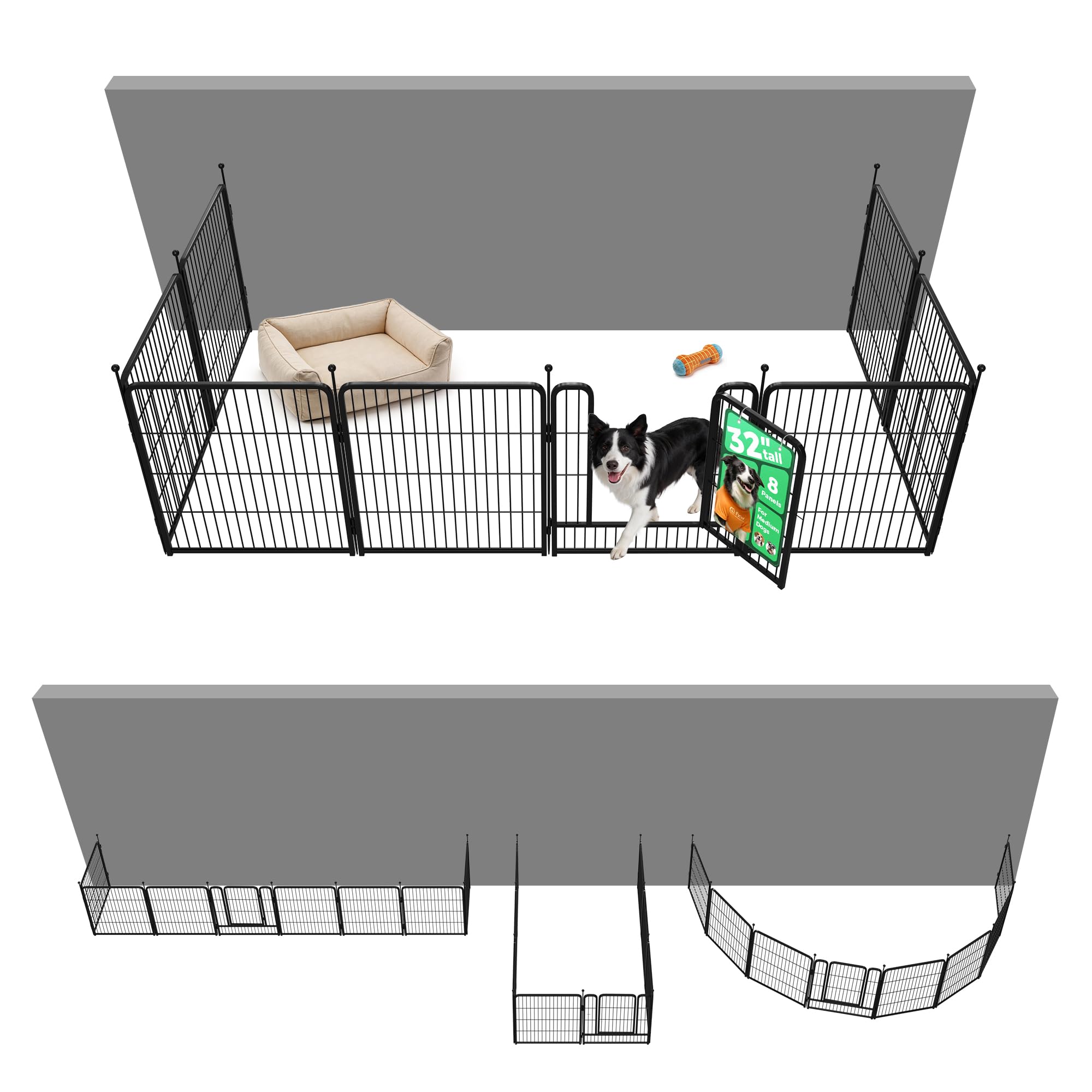 FXW Rollick Dog Playpen, Indoor, Yard & RV Camping