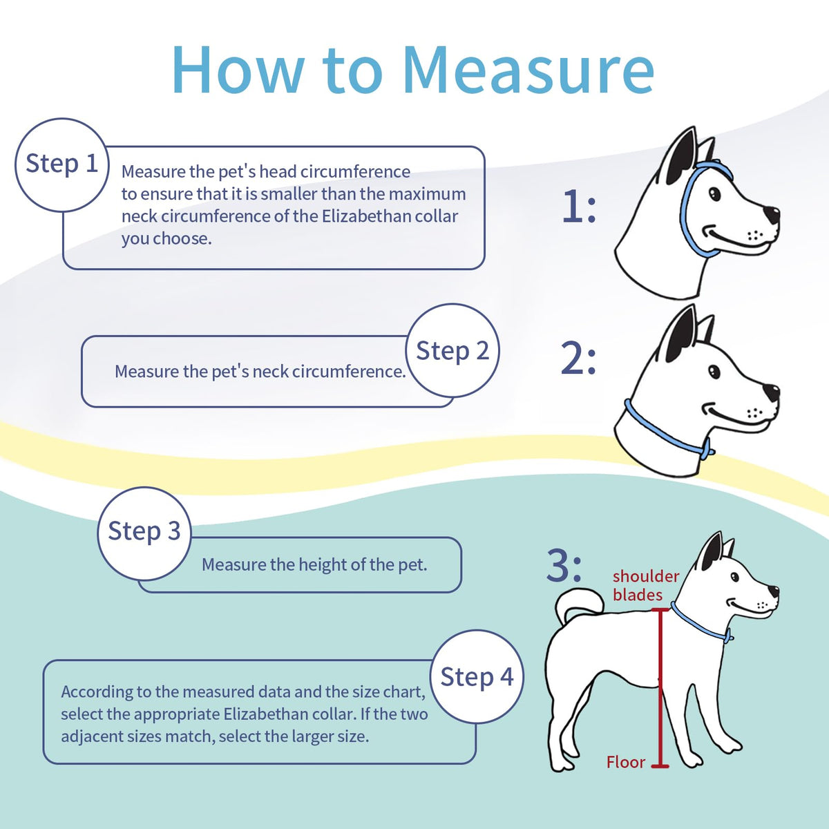 Soft Adjustable Dog Recovery Donut Collar