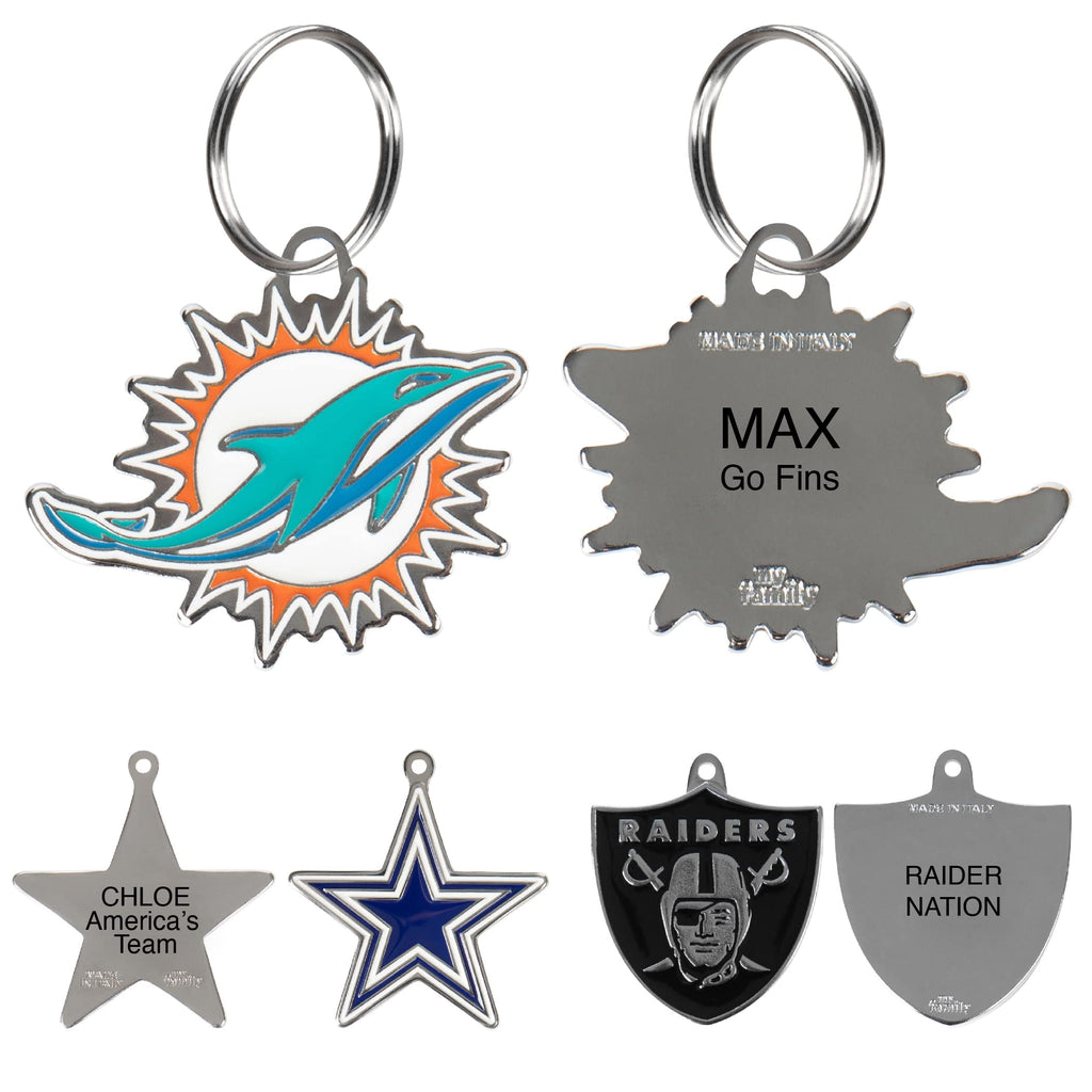 Personalized Pet ID Tag with Team Logo