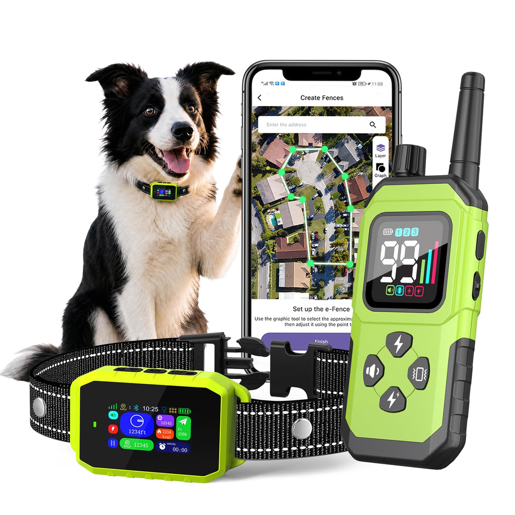 GPS Wireless Dog Fence, 2-1 Smart GPS Wireless Dog Fence