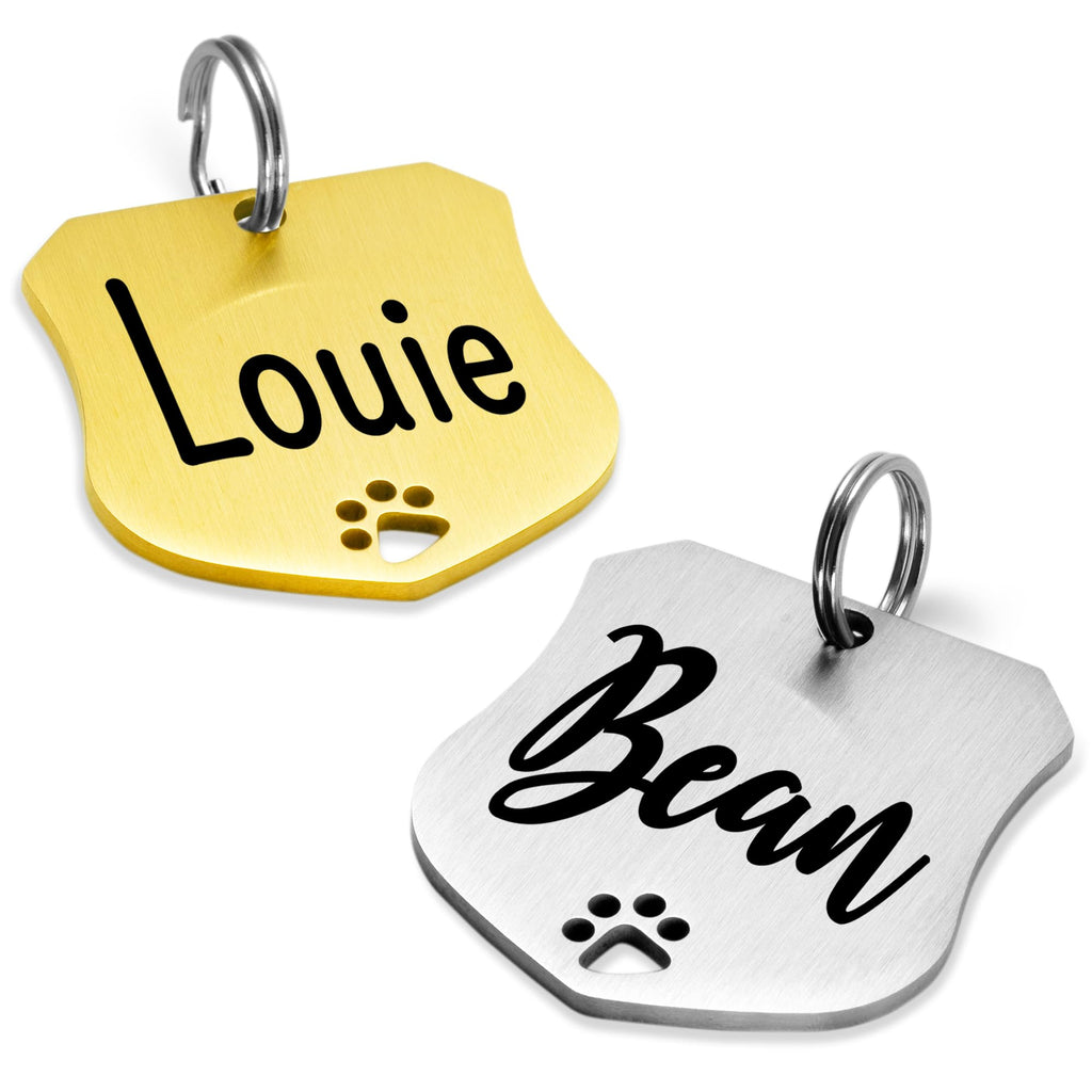Ultra Joys Custom Personalized Bone Dog ID Tag for Pets