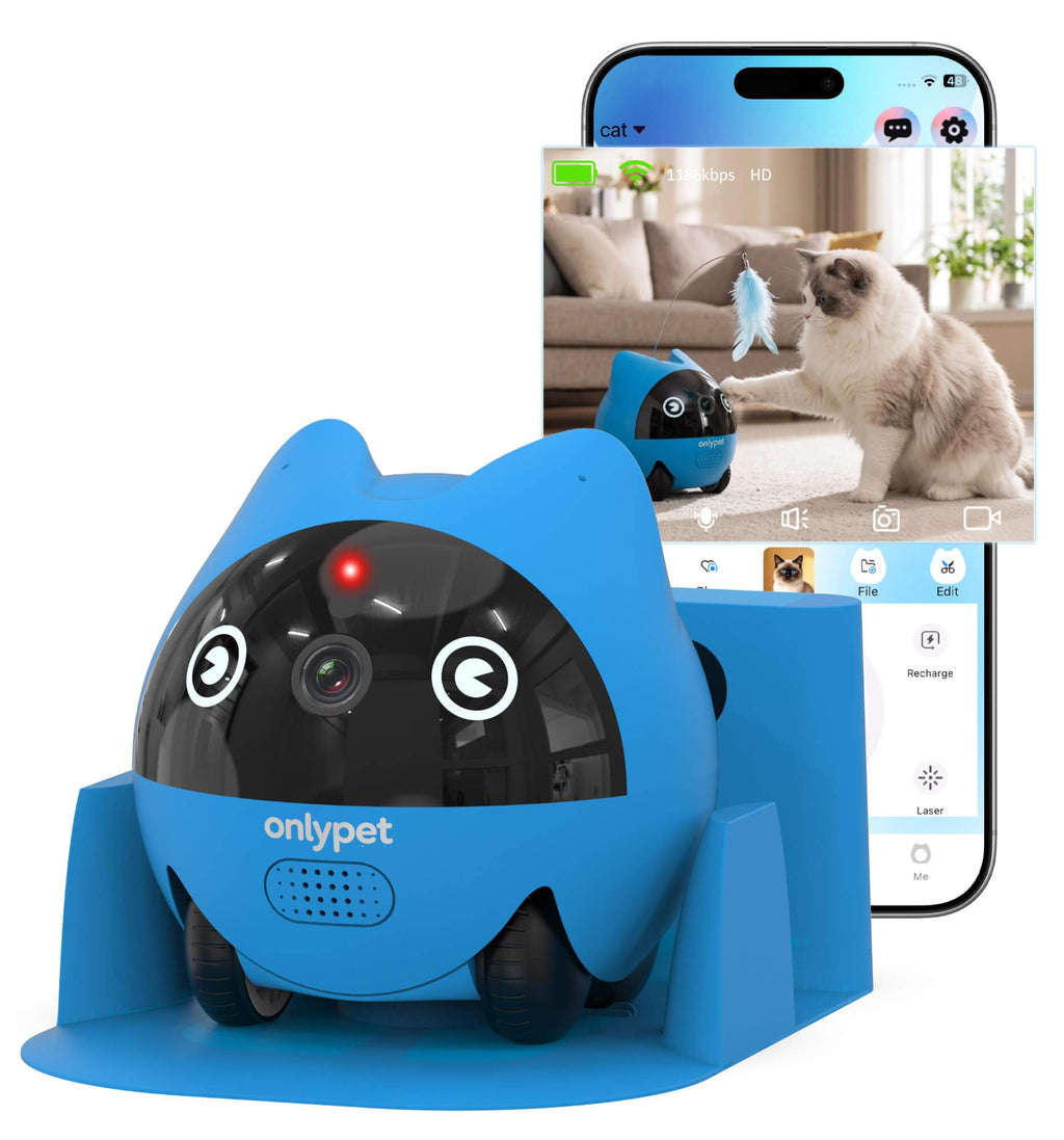 AI Pet Camera Robot with App Control