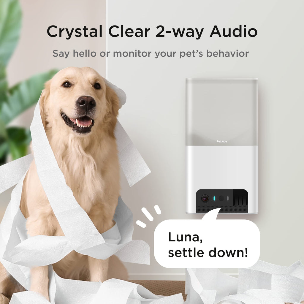 Smart Pet Camera with Treat Dispenser & Two-Way Audio