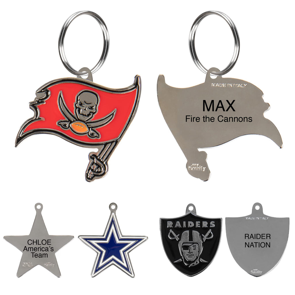 Personalized Pet ID Tag with Team Logo