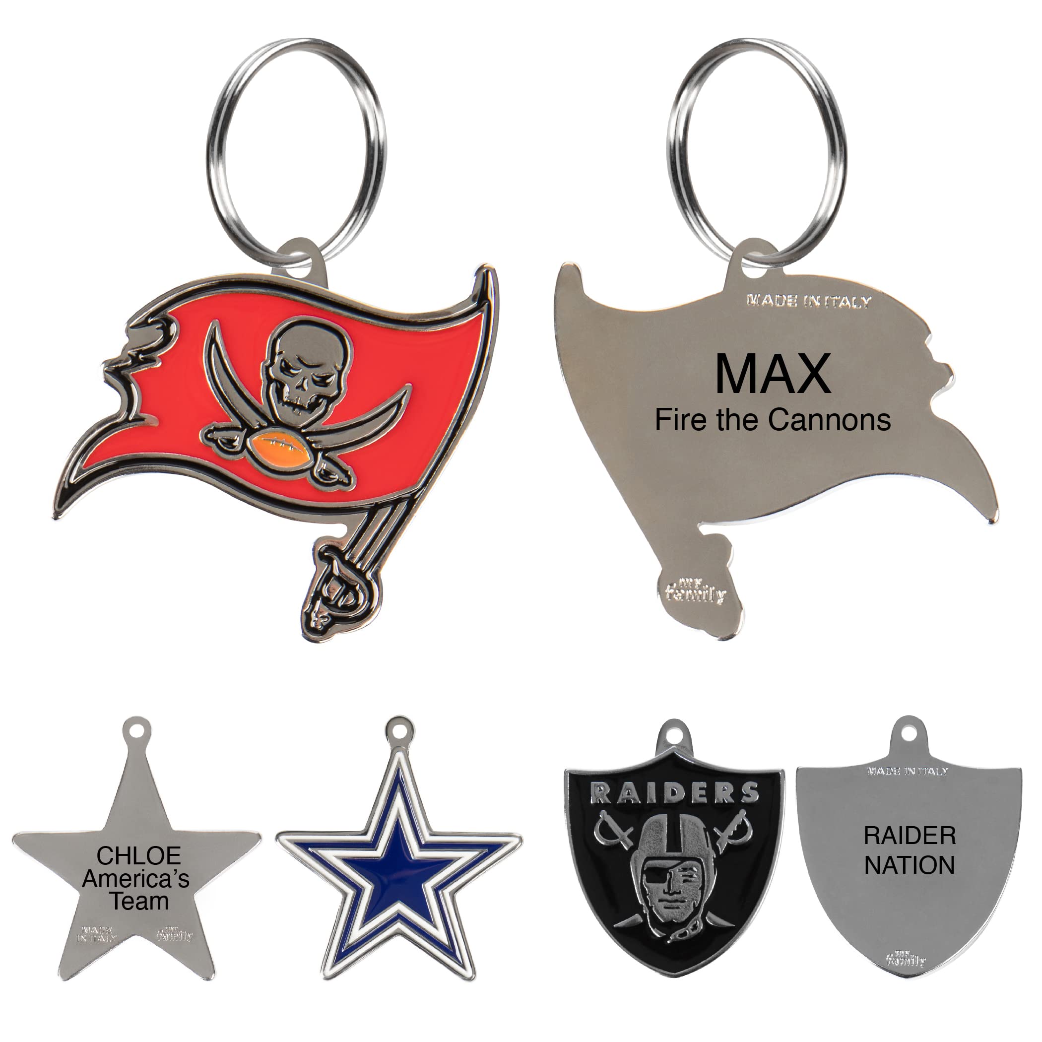 Personalized Pet ID Tag with Team Logo