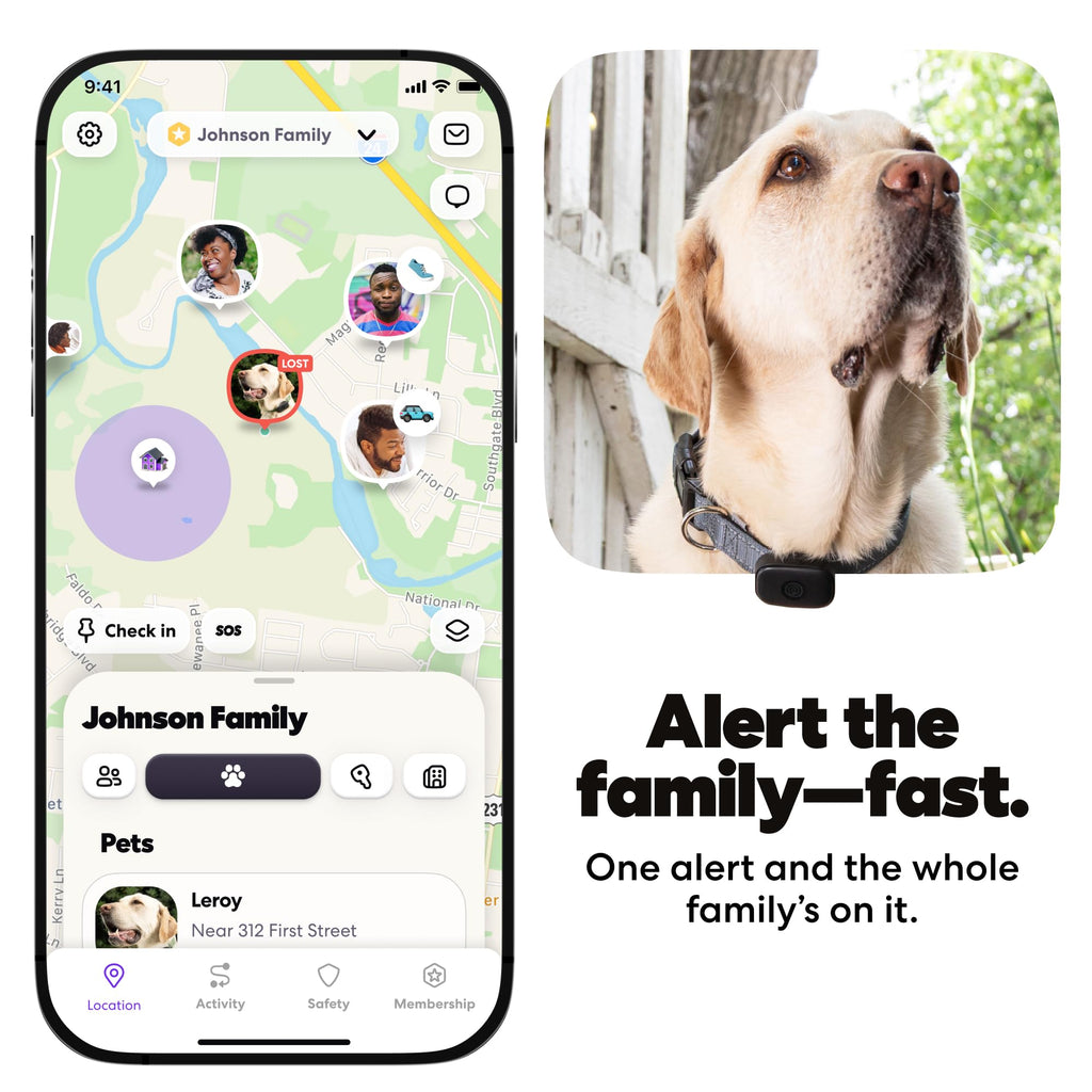 Pet GPS Tracker with Live Tracking & Escape Alerts