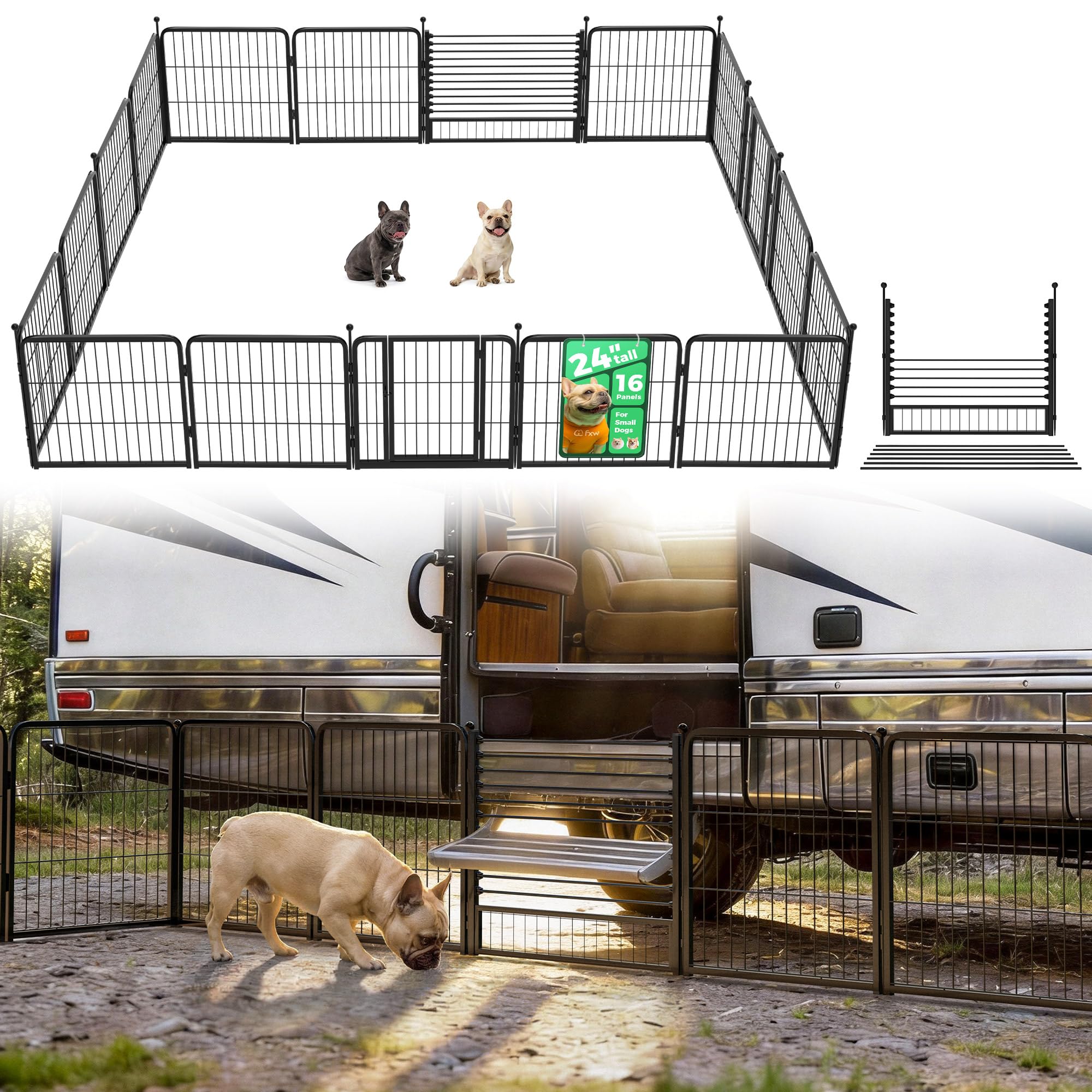 FXW Instant Dog Playpen, RV Camping, Outdoor & Yard