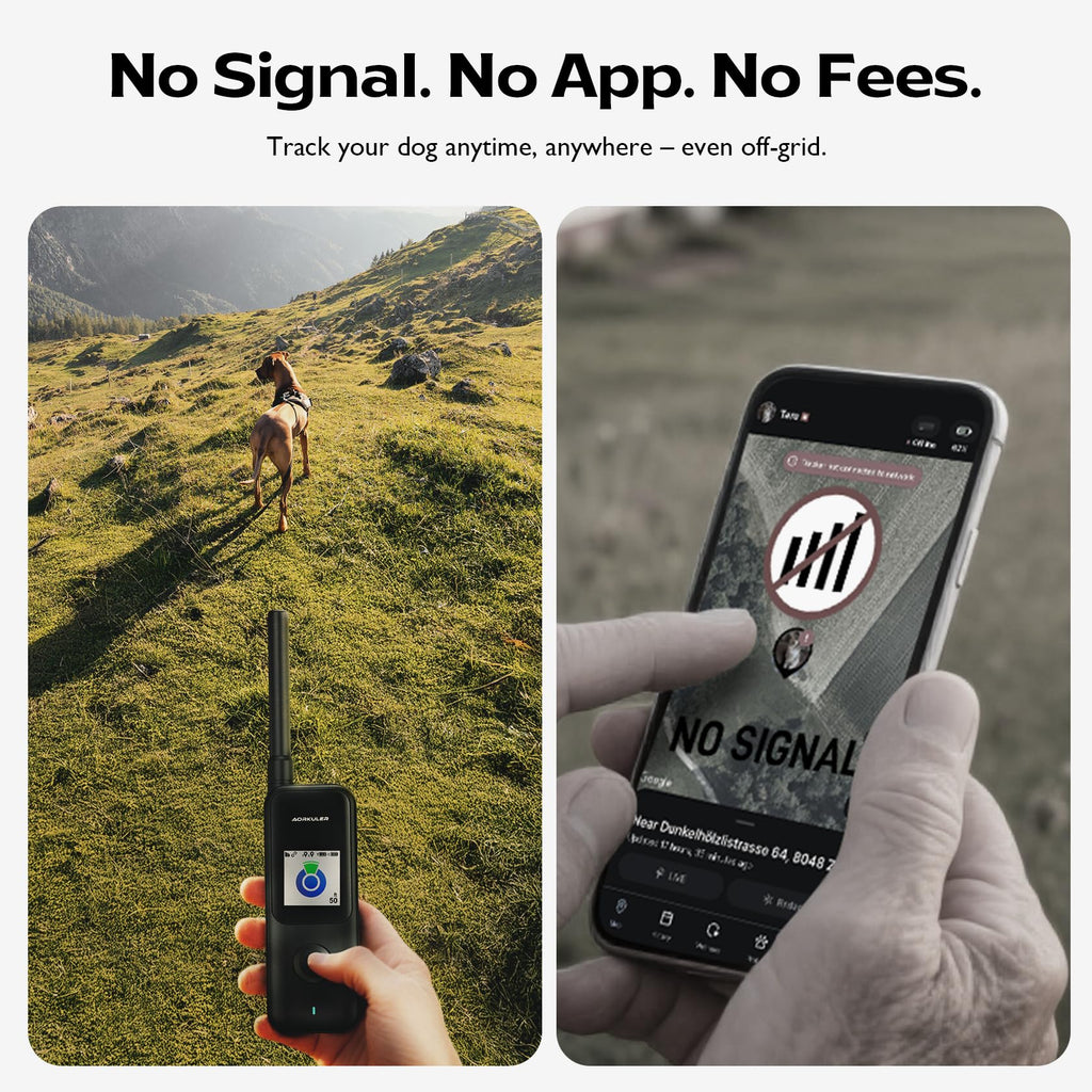 Subscription-Free GPS Dog Tracker for Off-Grid Areas