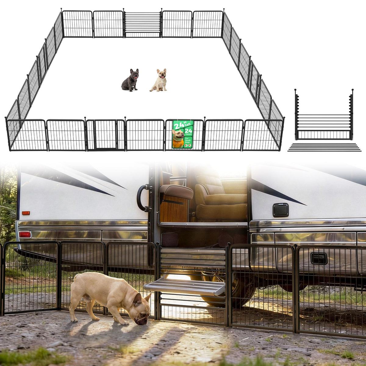 FXW Instant Dog Playpen, RV Camping, Outdoor & Yard