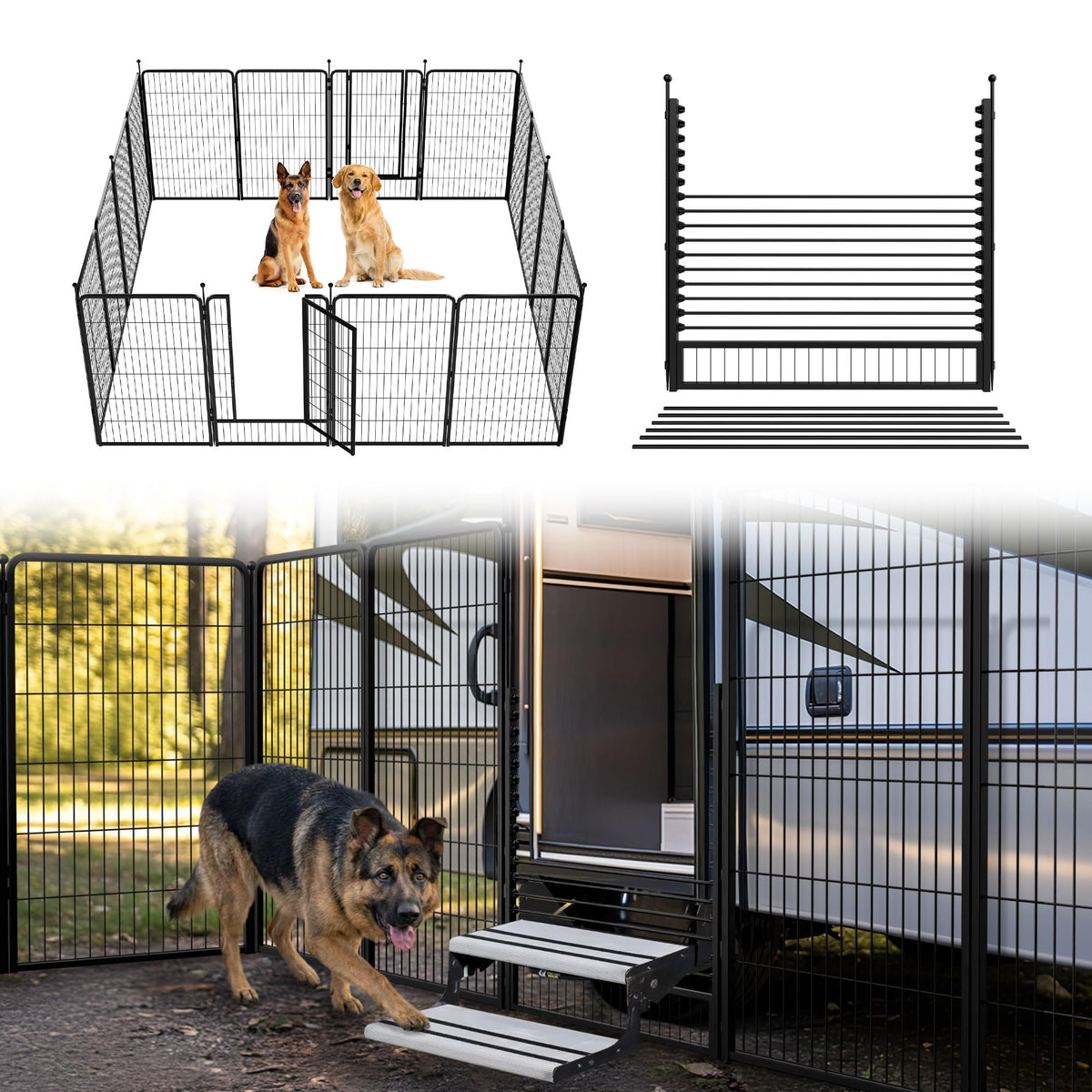 FXW Instant Dog Playpen, RV Camping, Outdoor & Yard