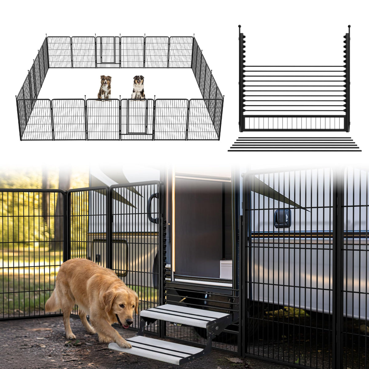 FXW Instant Dog Playpen, RV Camping, Outdoor & Yard