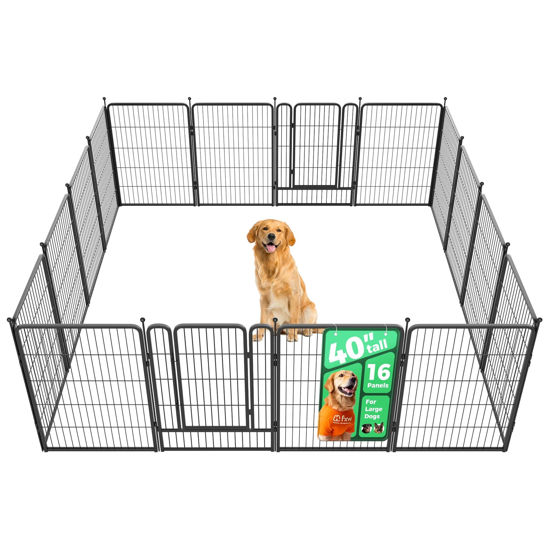 FXW Rollick Dog Playpen, Indoor, Yard & RV Camping