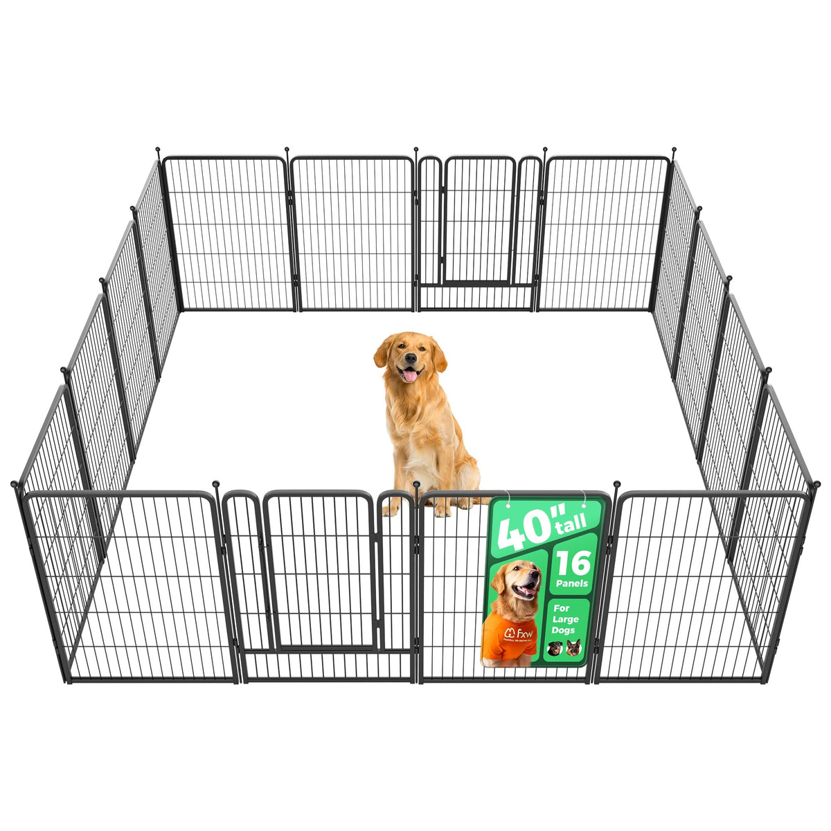 FXW Rollick Dog Playpen, Indoor, Yard & RV Camping