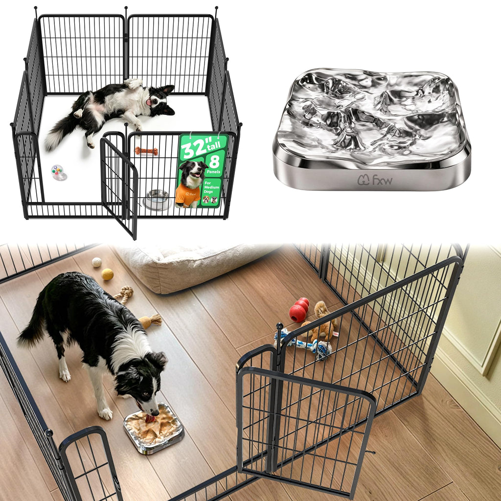 FXW Rollick Dog Playpen, Indoor, Yard & RV Camping
