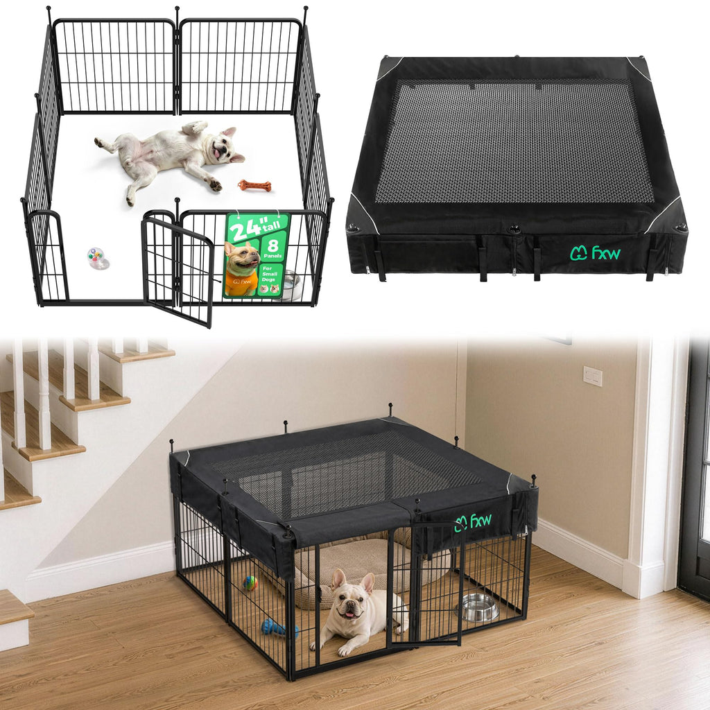 FXW Rollick Dog Playpen, Indoor, Yard & RV Camping